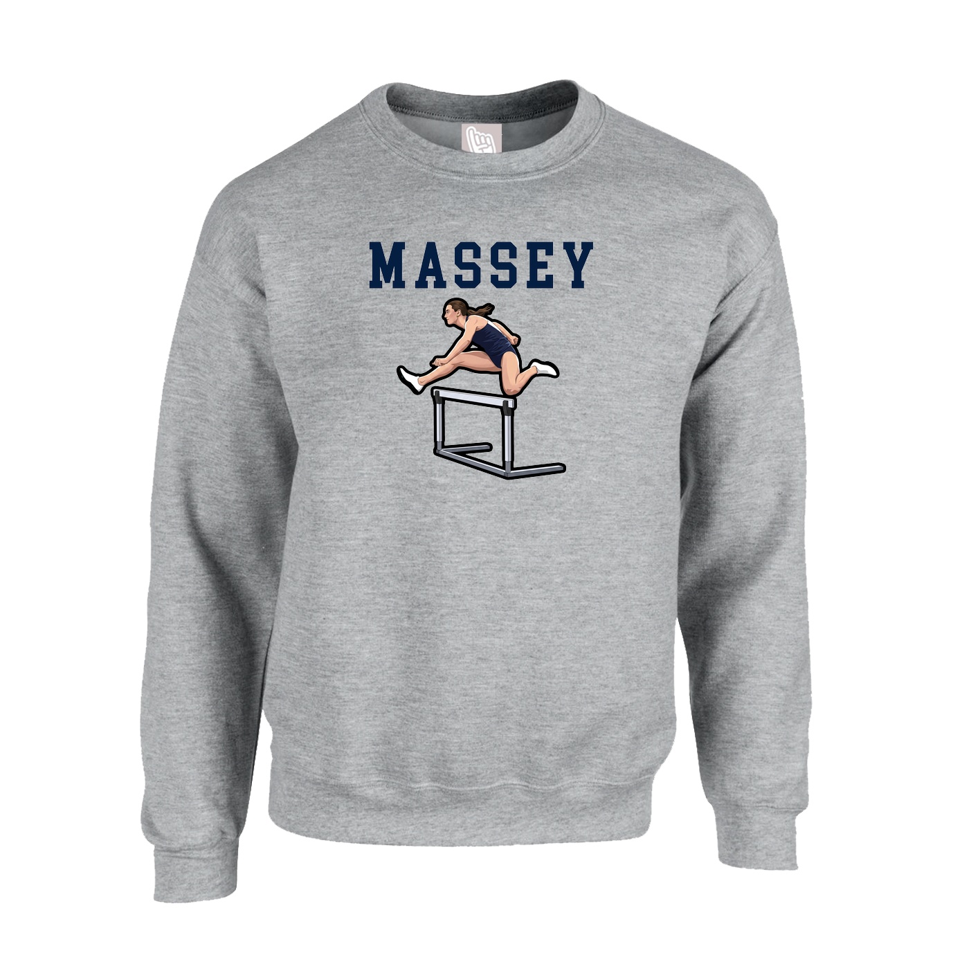 Fleece Crew — Shirsey in Grey