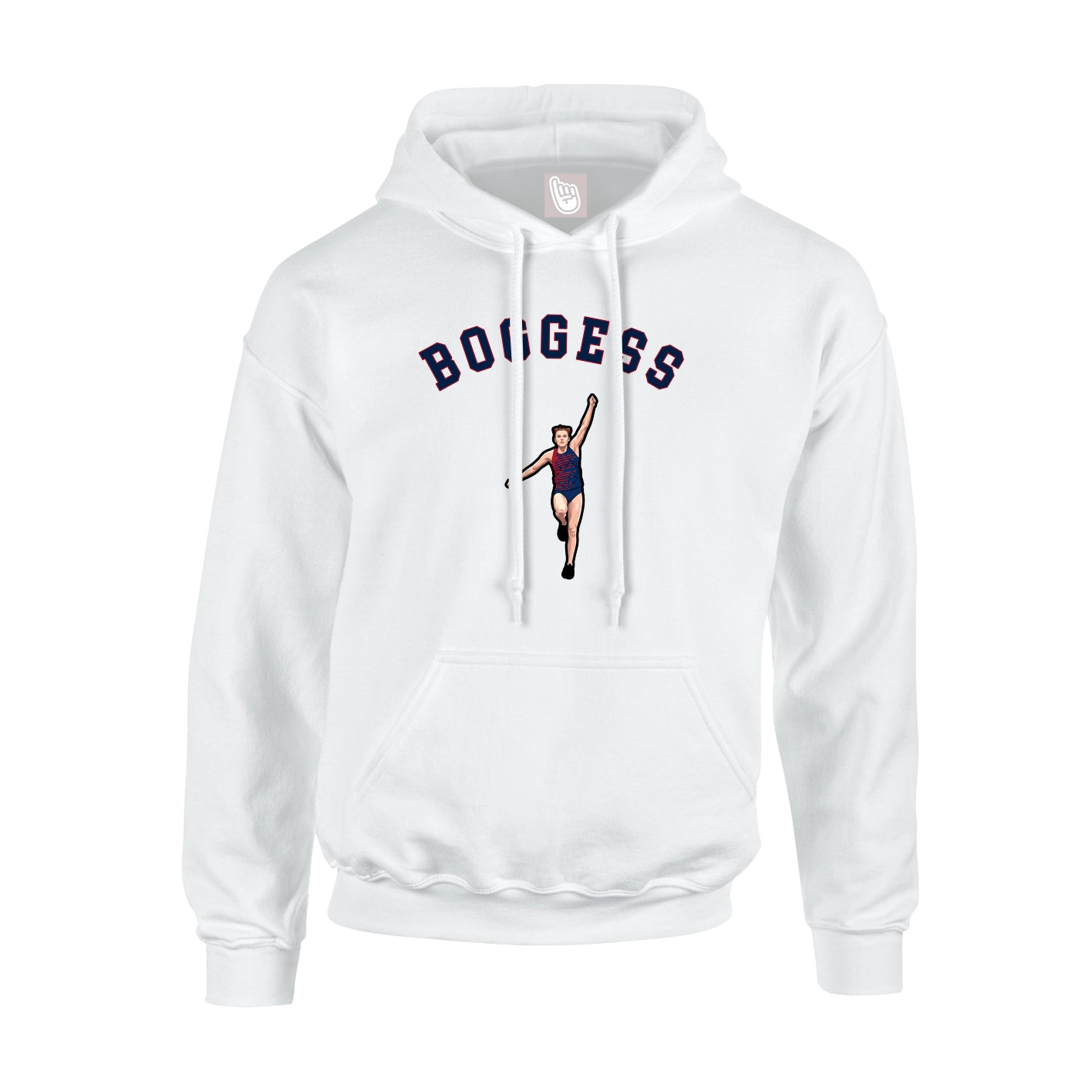 Youth Hoodie — Shirsey Arch in White