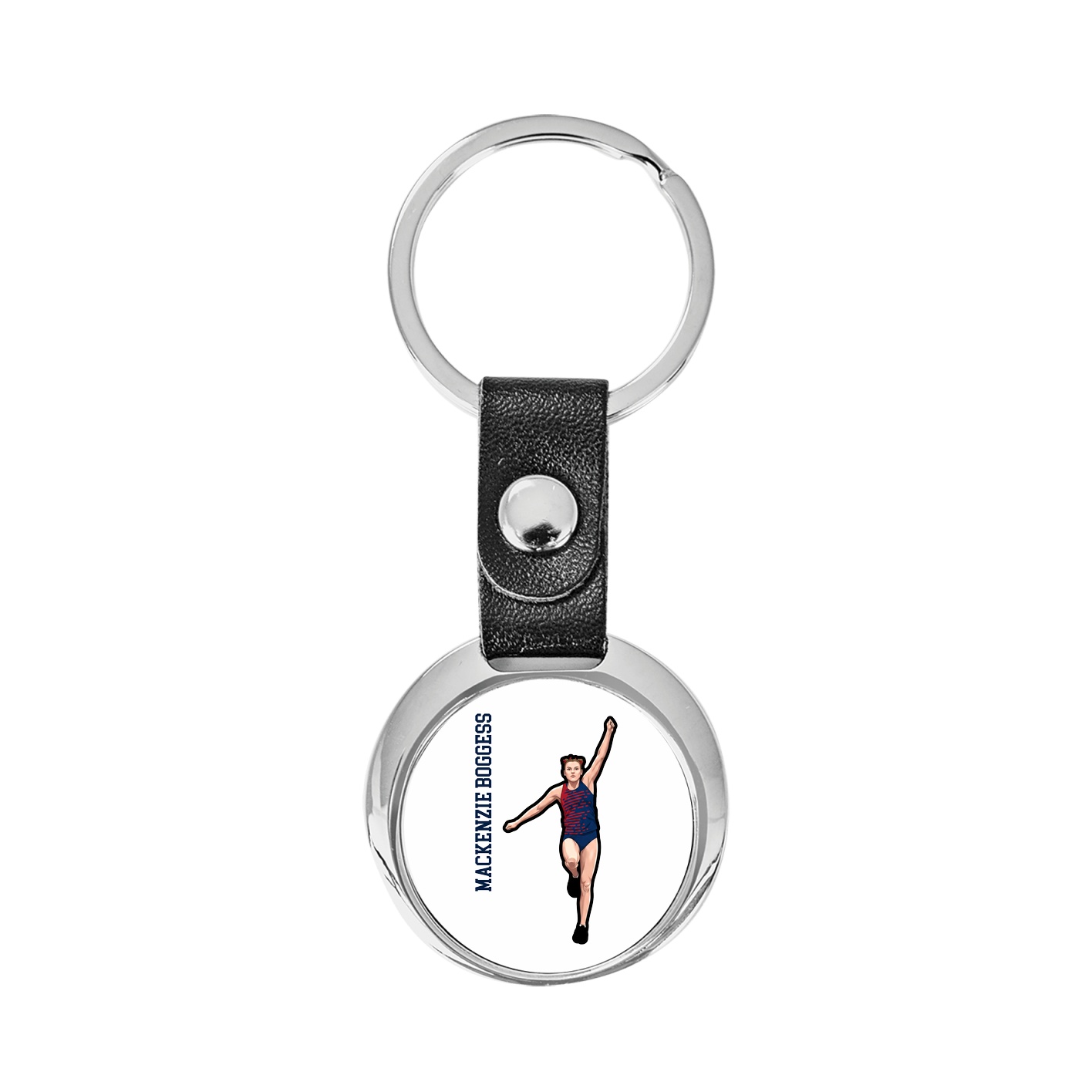 Key Chain — Name Vertical in Classic