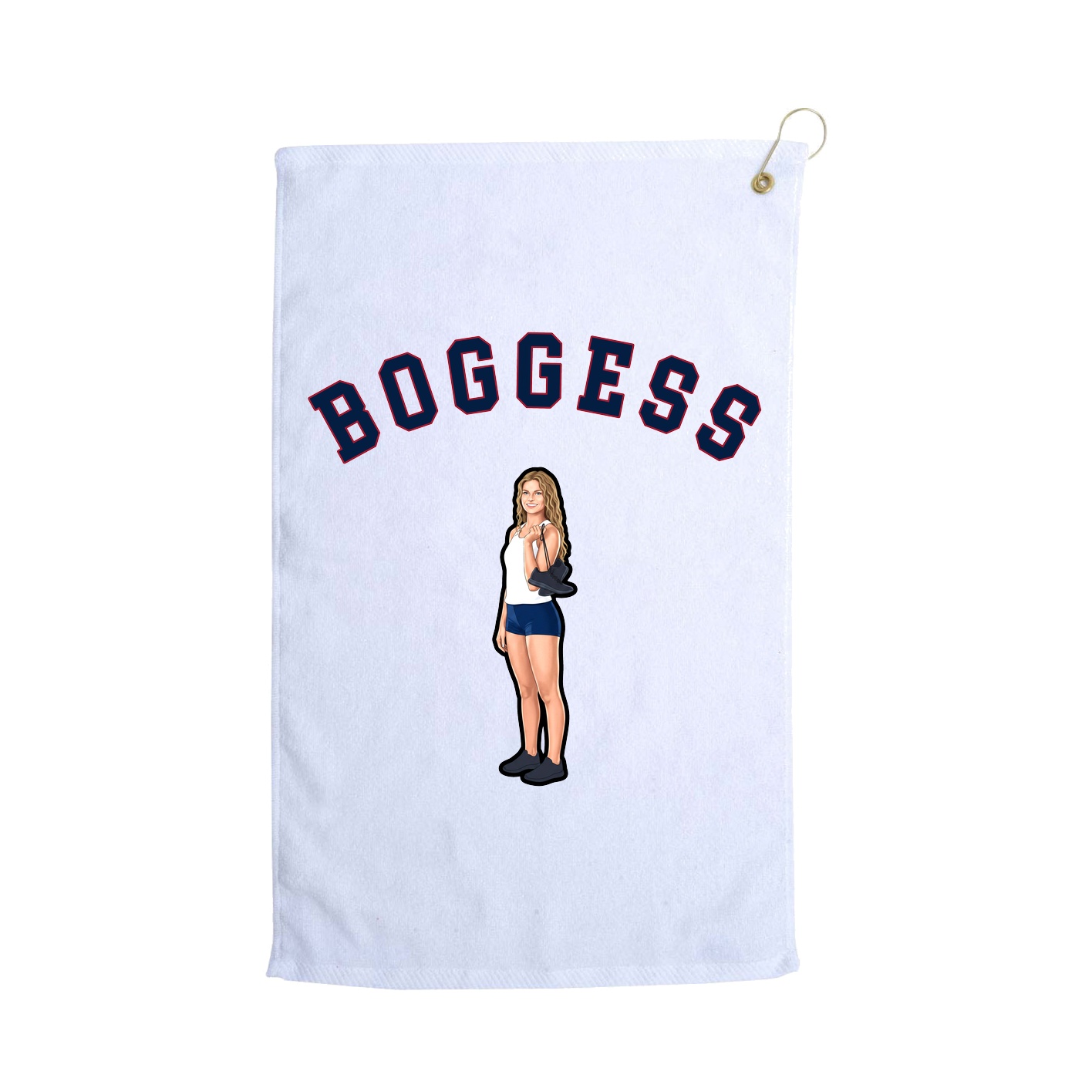 Golf Towel — Shirsey Arch in White