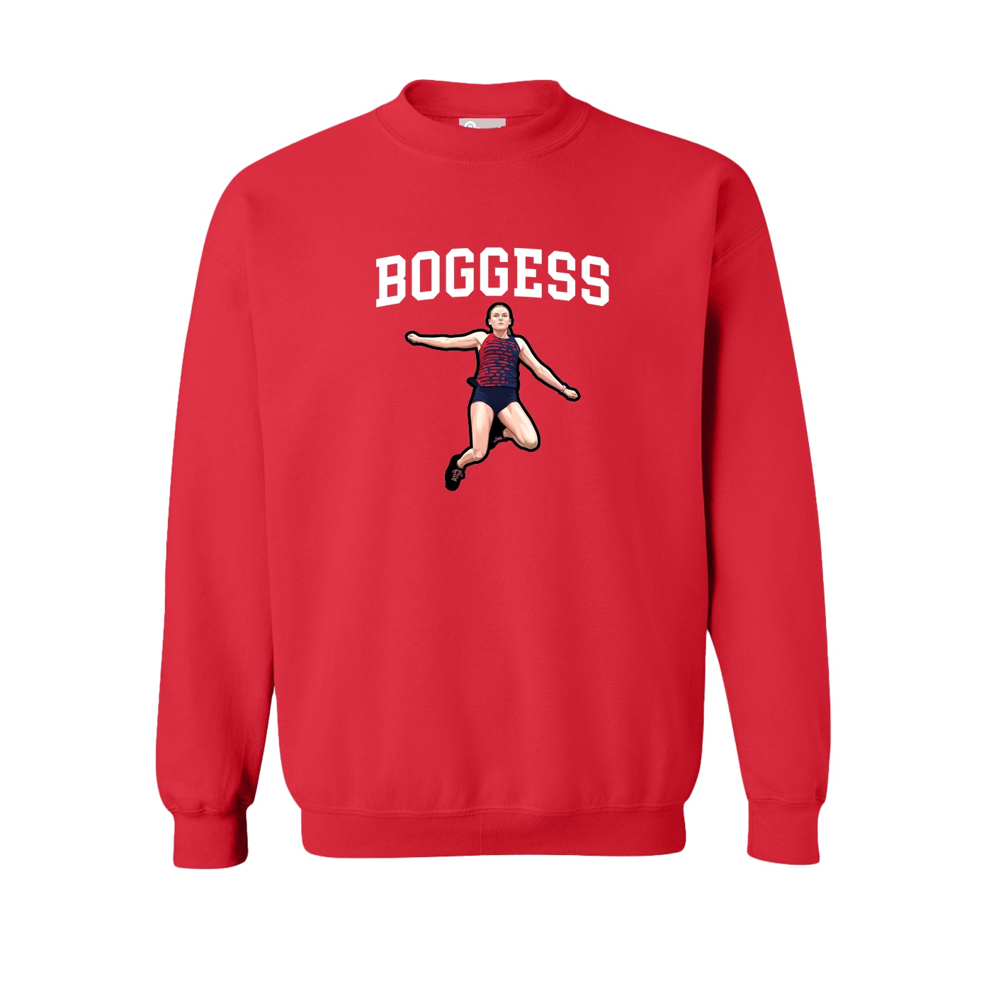 Fleece Crew — Shirsey in Red