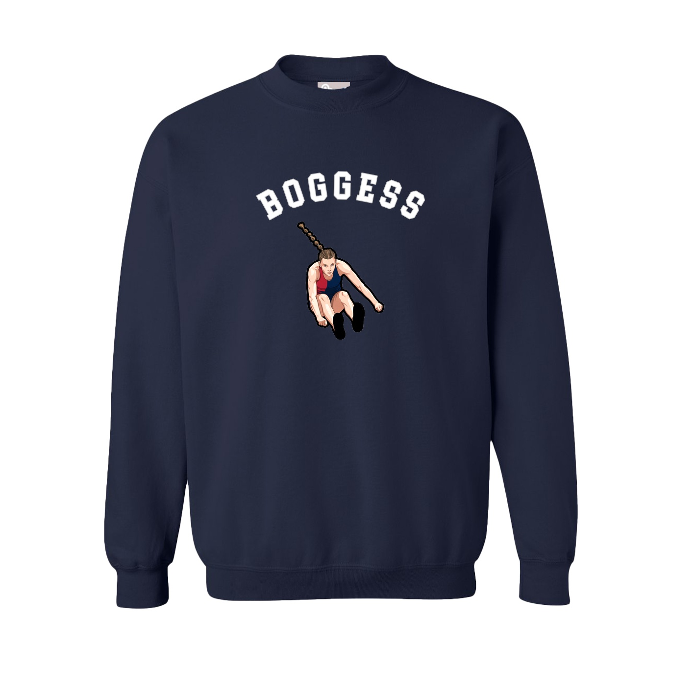 Fleece Crew — Shirsey Arch in Navy