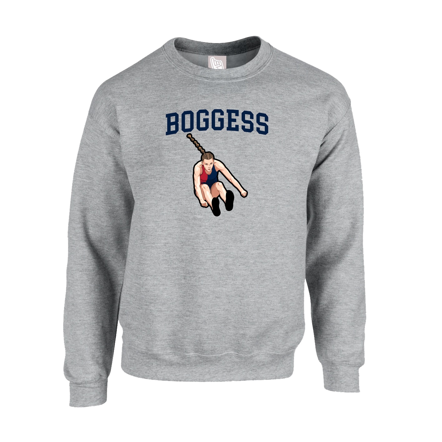 Fleece Crew — Shirsey in Grey