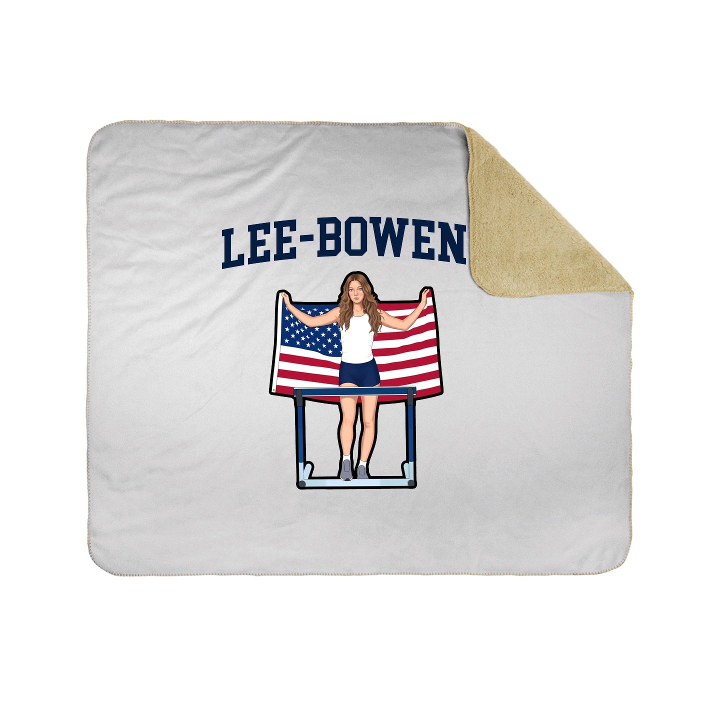 Throw Blanket — Shirsey in White