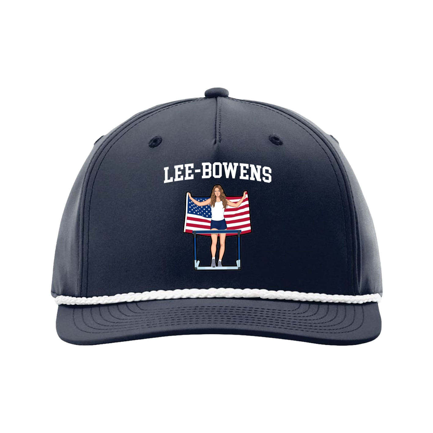 Five-Panel Classic Rope Cap — Shirsey in Navy