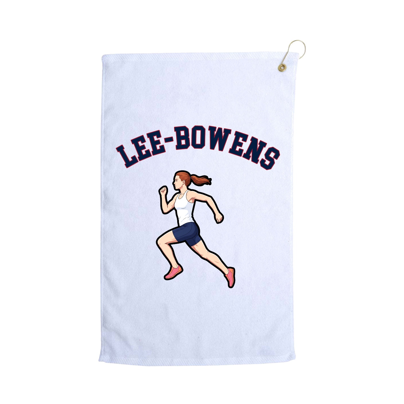 Golf Towel — Shirsey Arch in White