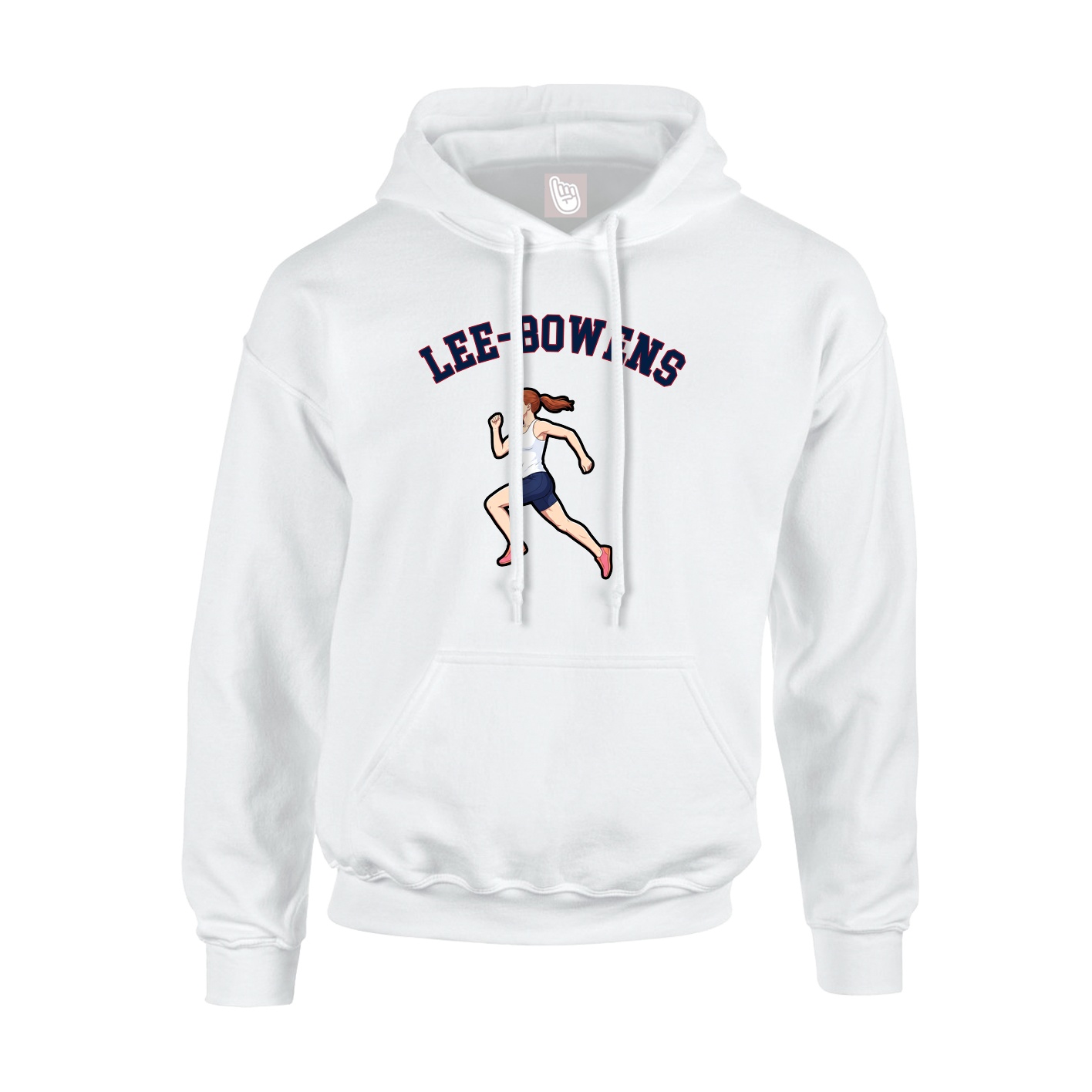 Youth Hoodie — Shirsey Arch in White