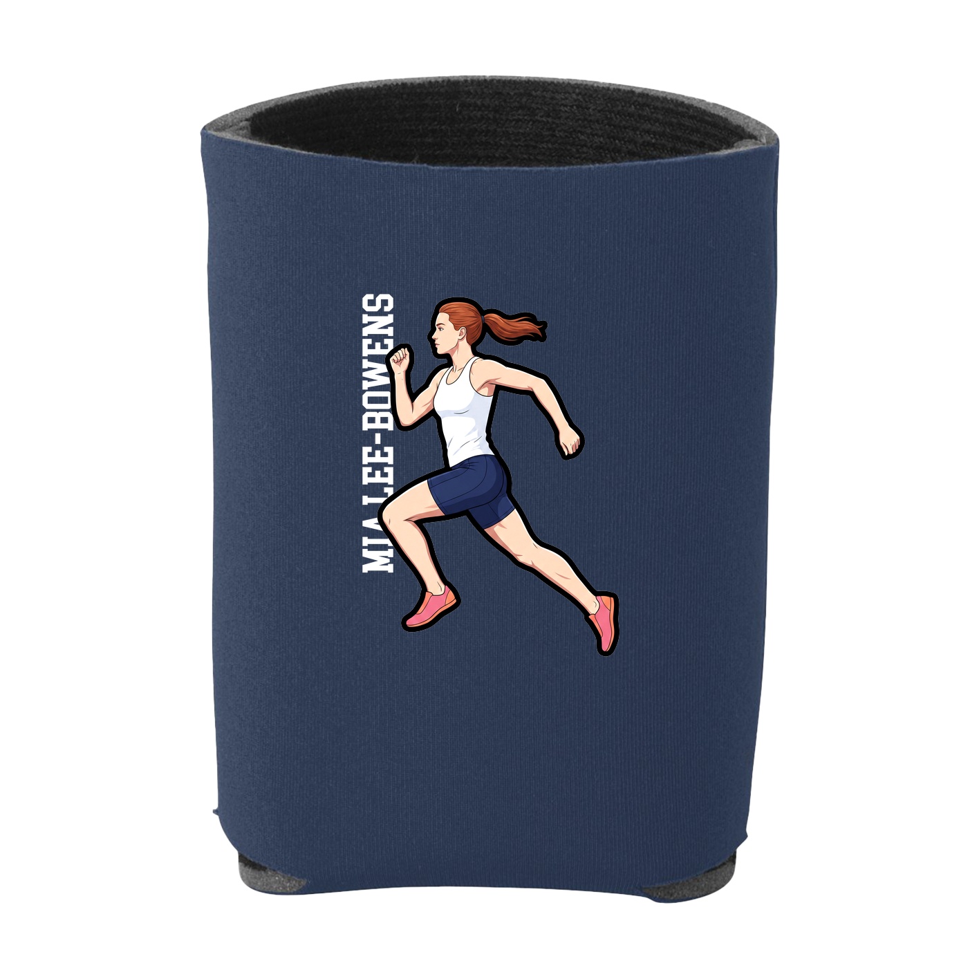 Can Holder — Name Vertical in Navy