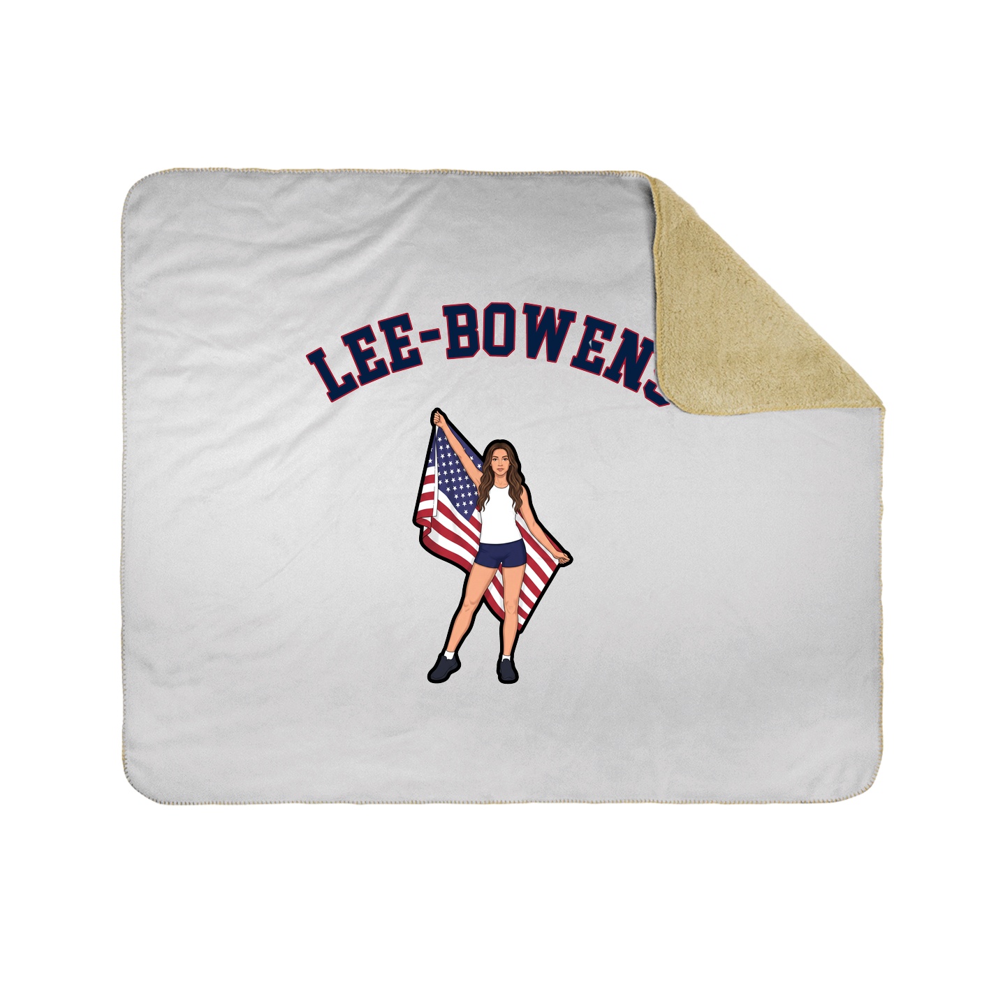 Throw Blanket — Shirsey Arch in White