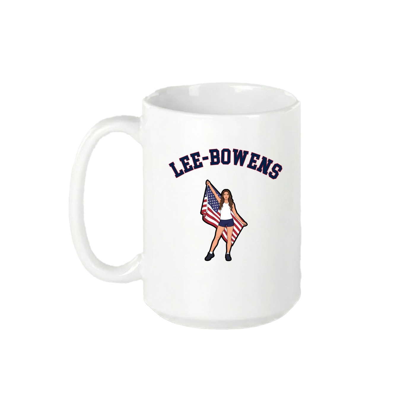 15oz Coffee Mug — Shirsey Arch in White
