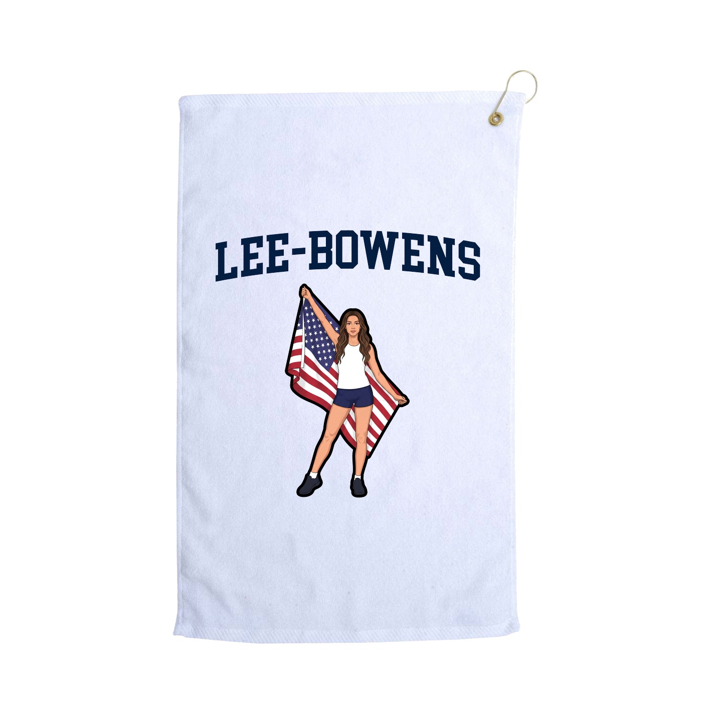 Golf Towel — Shirsey in White