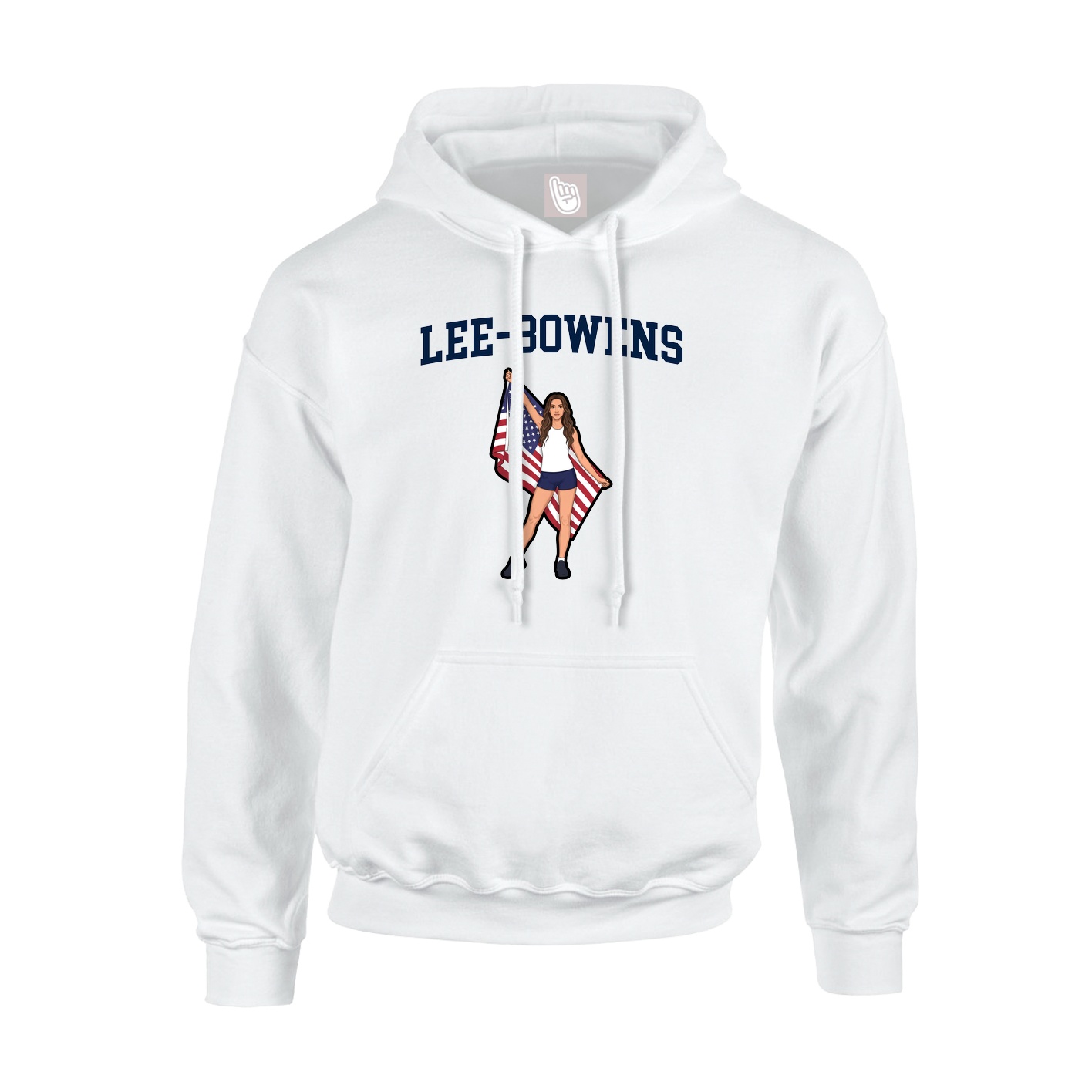 Hoodie — Shirsey in White