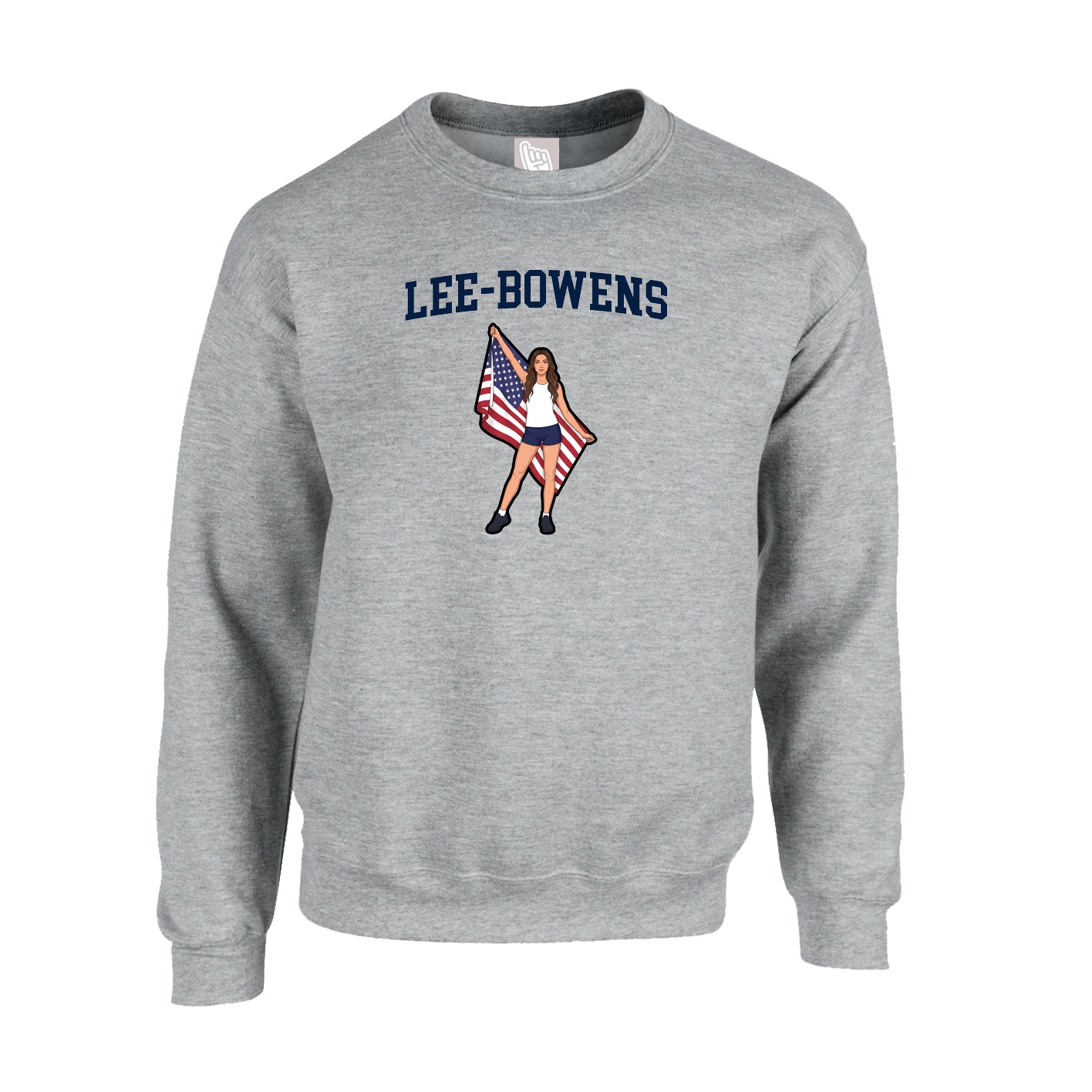 Fleece Crew — Shirsey in Grey