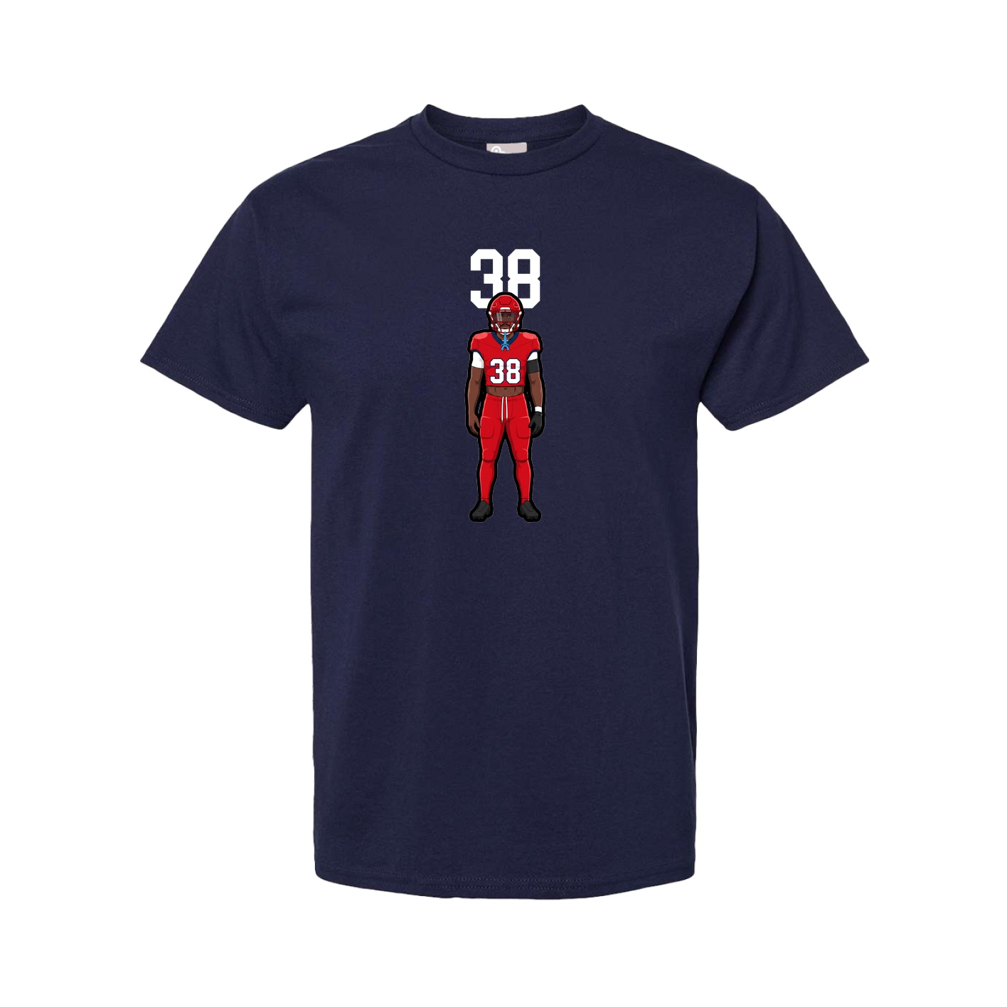 Youth Tee — Number Top in Navy