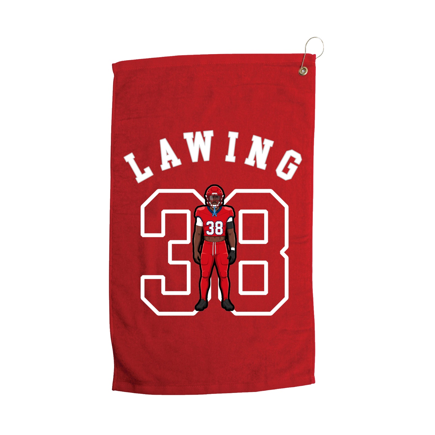 Golf Towel — Shirsey Arch in Red