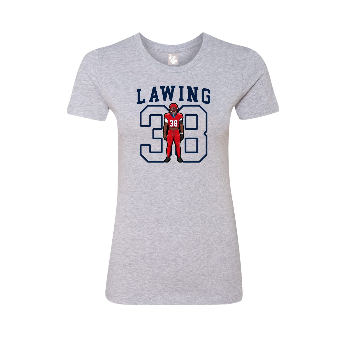 Fitted Women's Tee — Shirsey in Grey