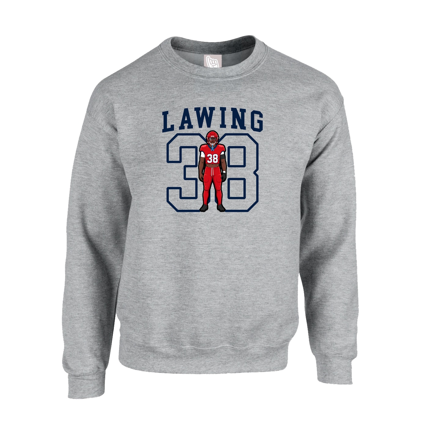 Fleece Crew — Shirsey in Grey