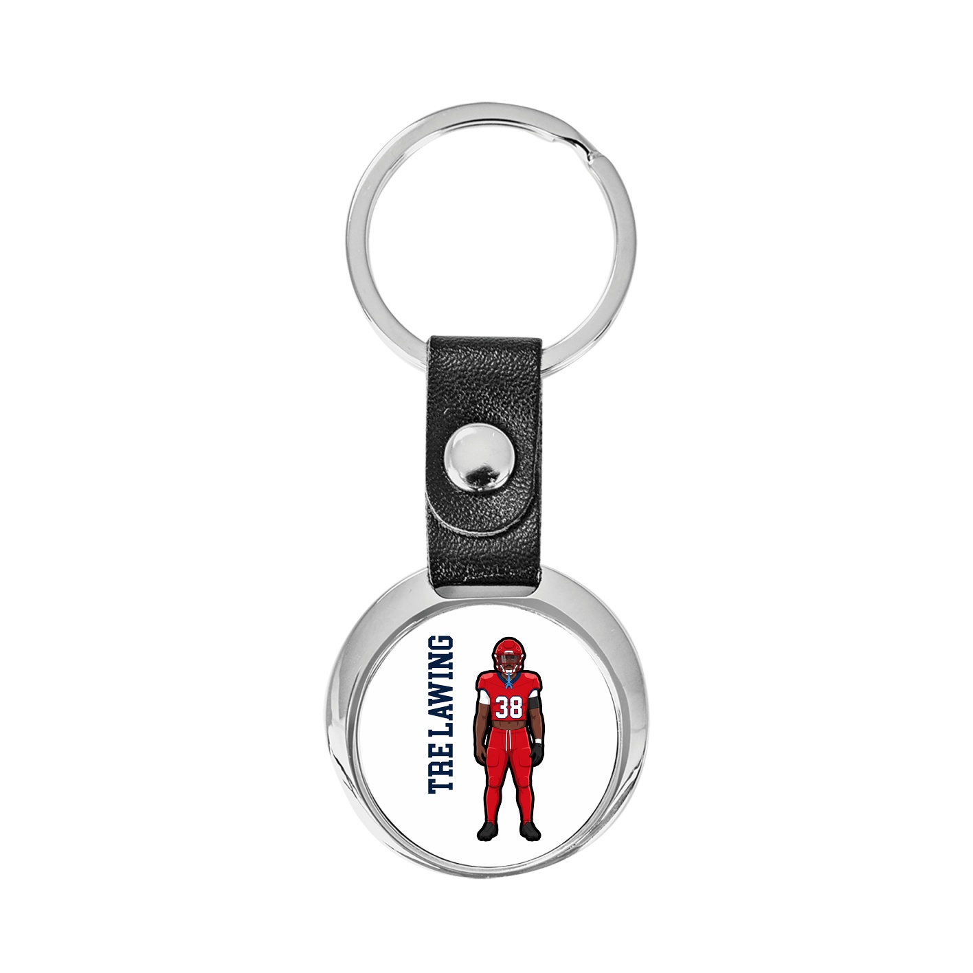 Key Chain — Name Vertical in Classic