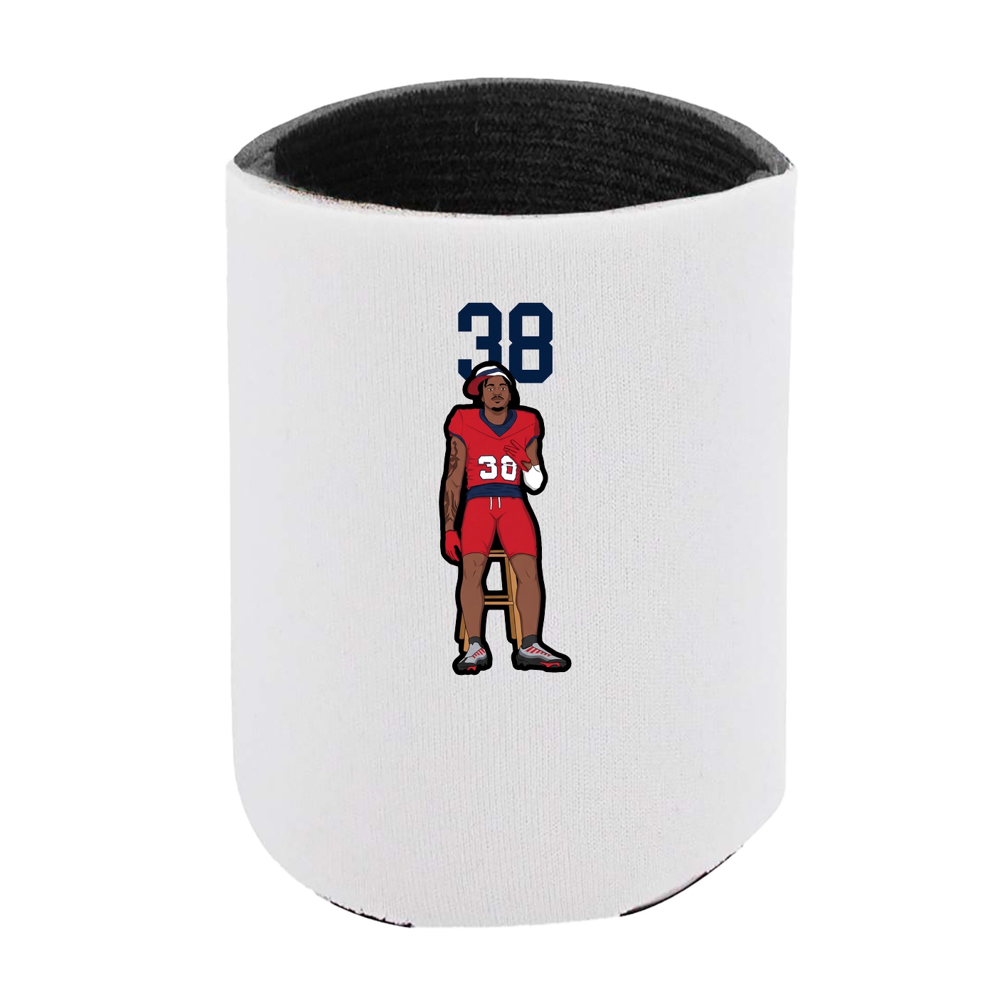 Can Holder — Number Top in White