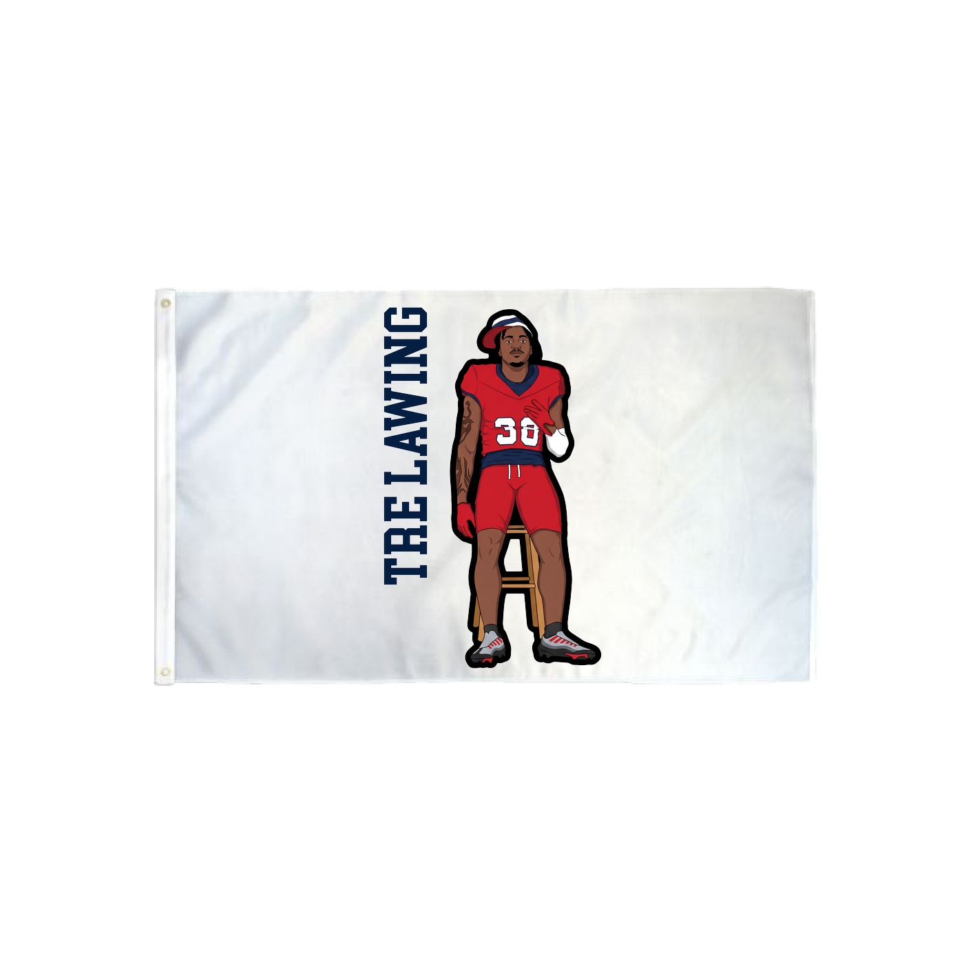 3x5 Flag — Name Vertical in Classic
