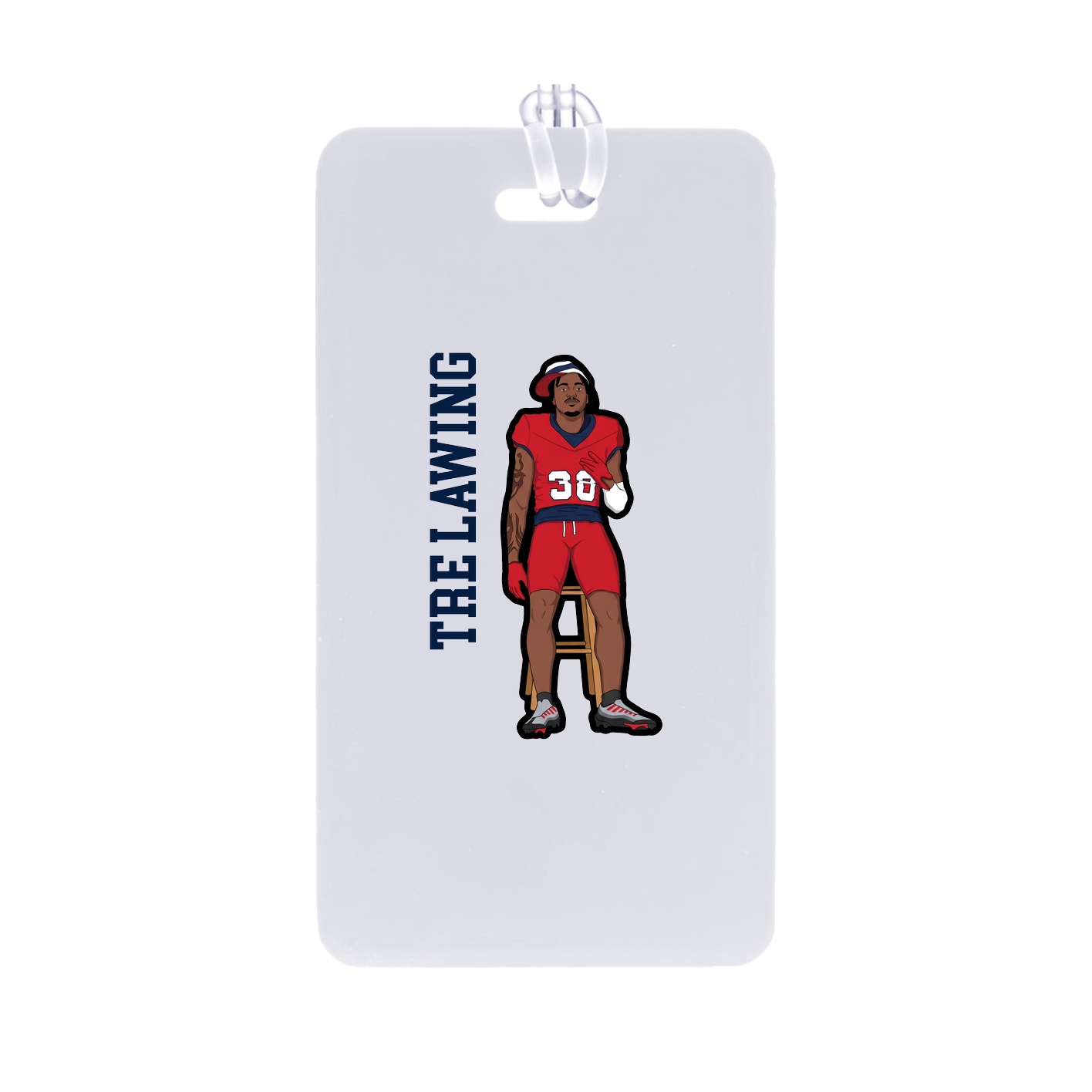 Bag Tag — Name Vertical in Classic