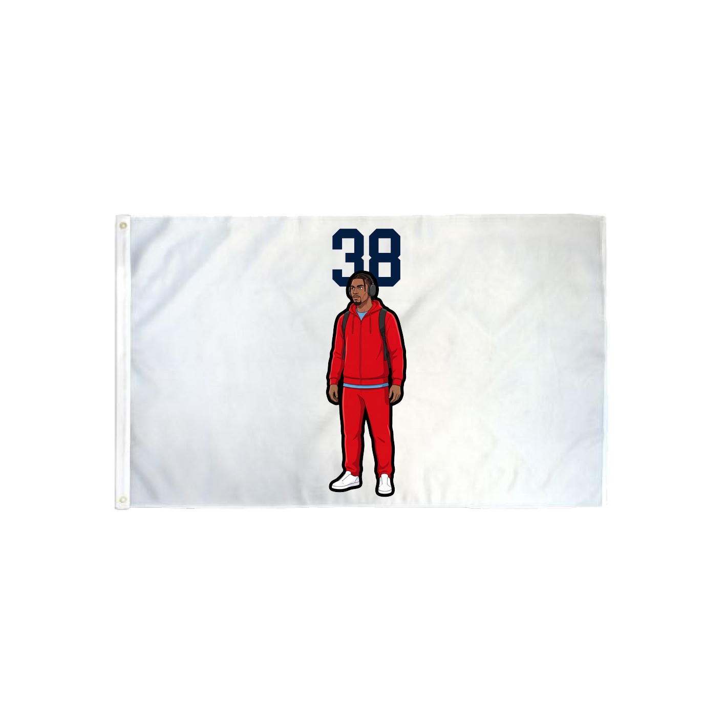 3x5 Flag — Number Top in Classic