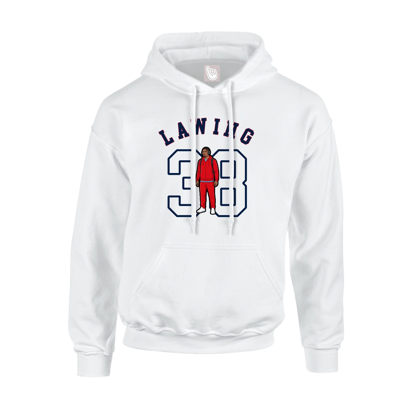Hoodie — Shirsey Arch in White