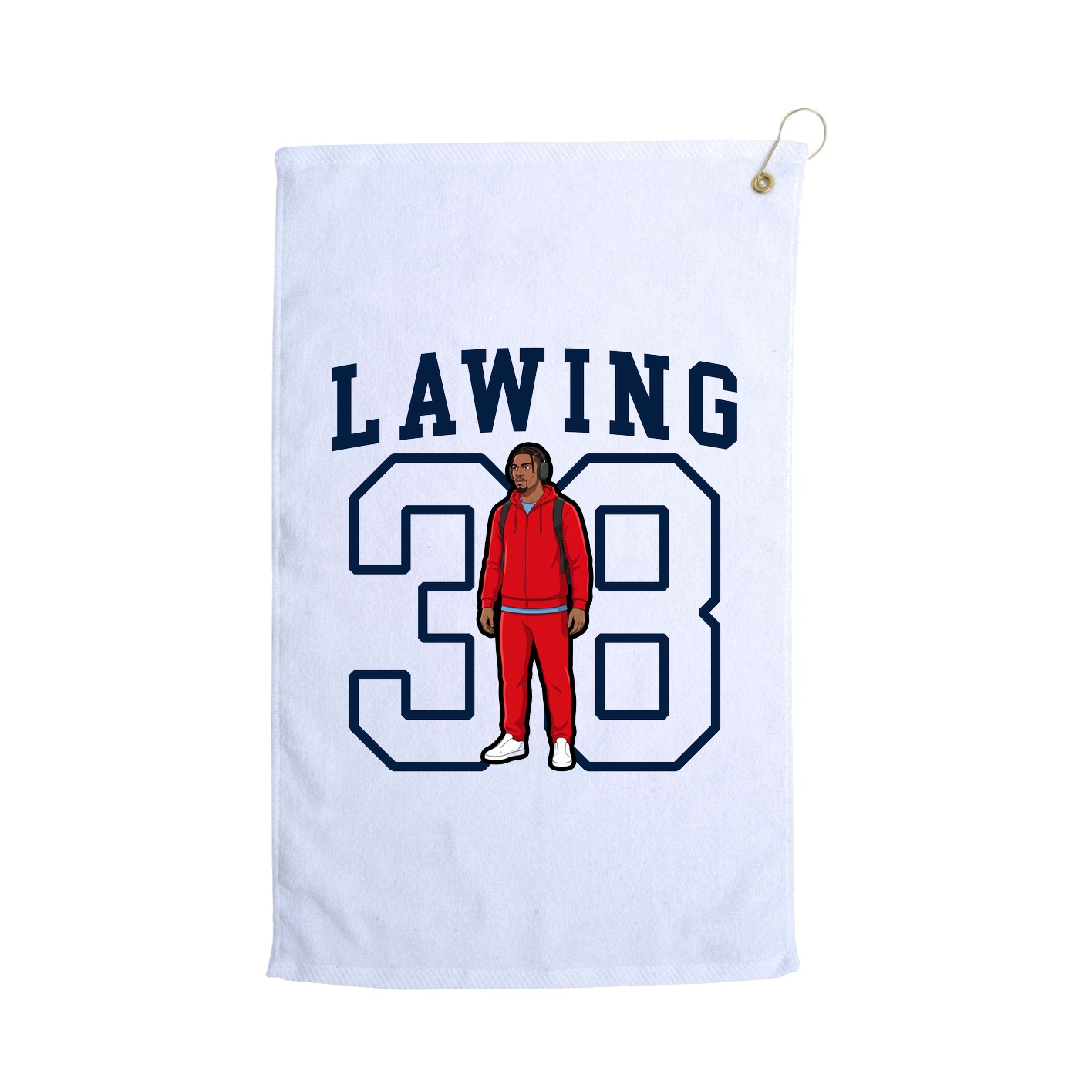 Golf Towel — Shirsey in White