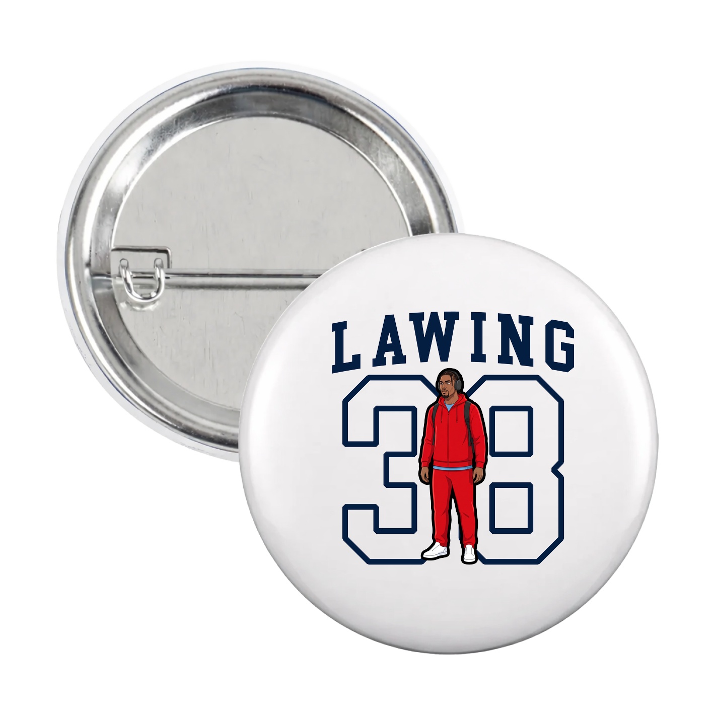 Game Day Button — Shirsey in White