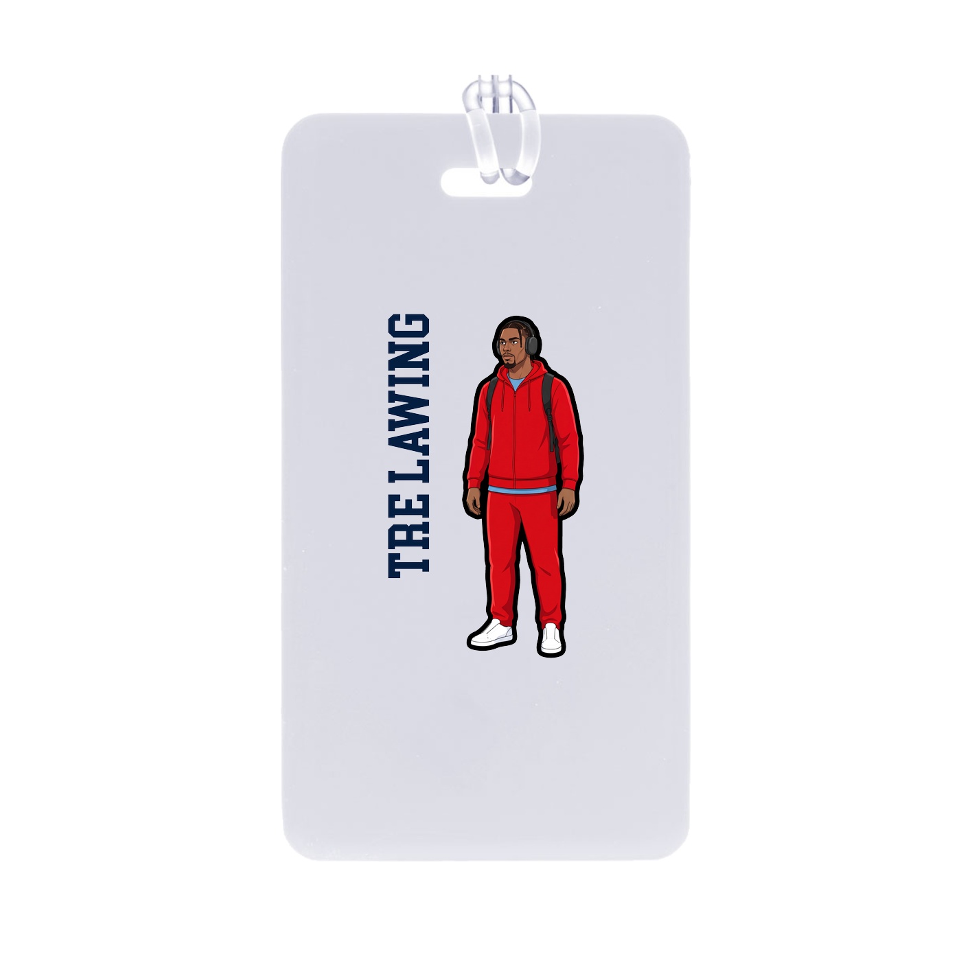 Bag Tag — Name Vertical in Classic