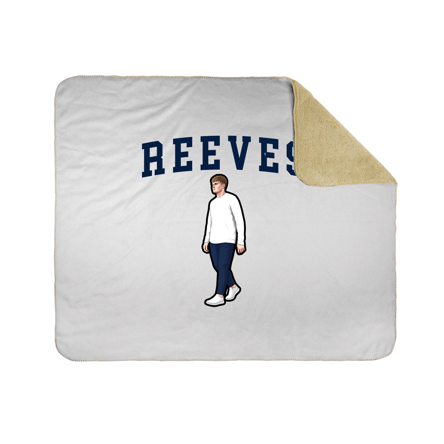 Throw Blanket — Shirsey in White