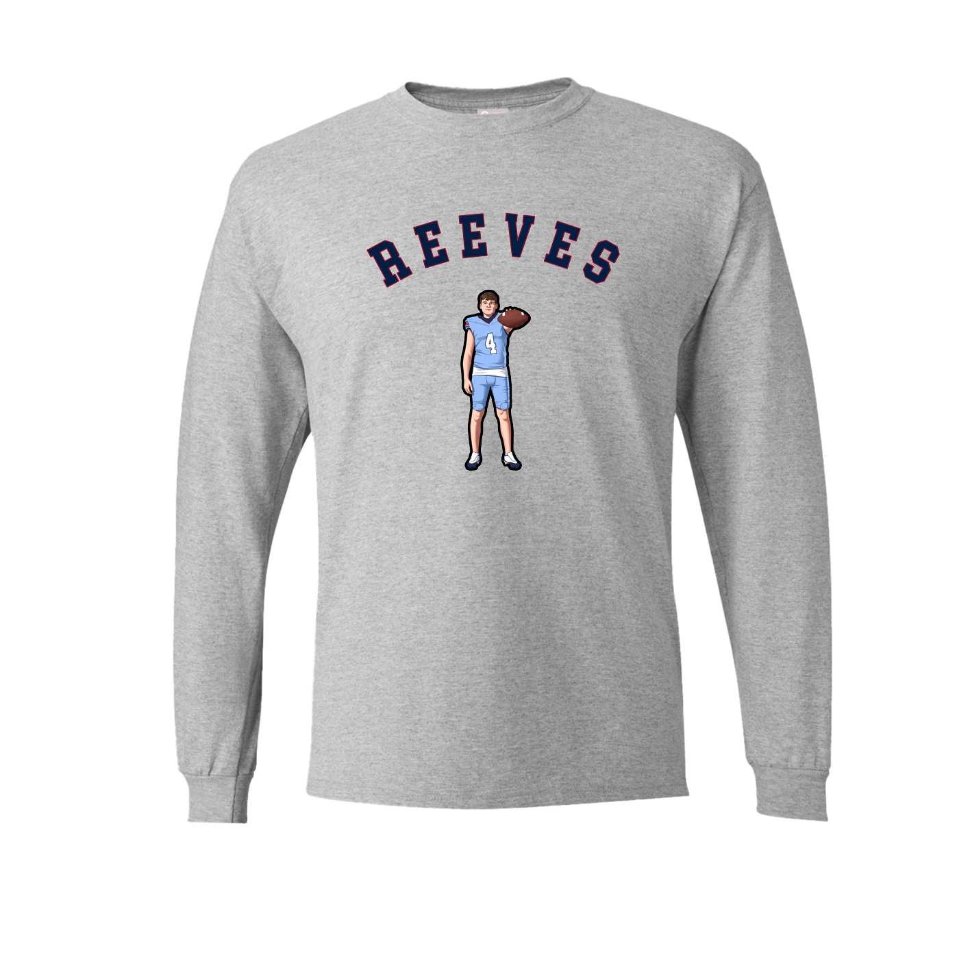 Long Sleeve Tee — Shirsey Arch in Grey