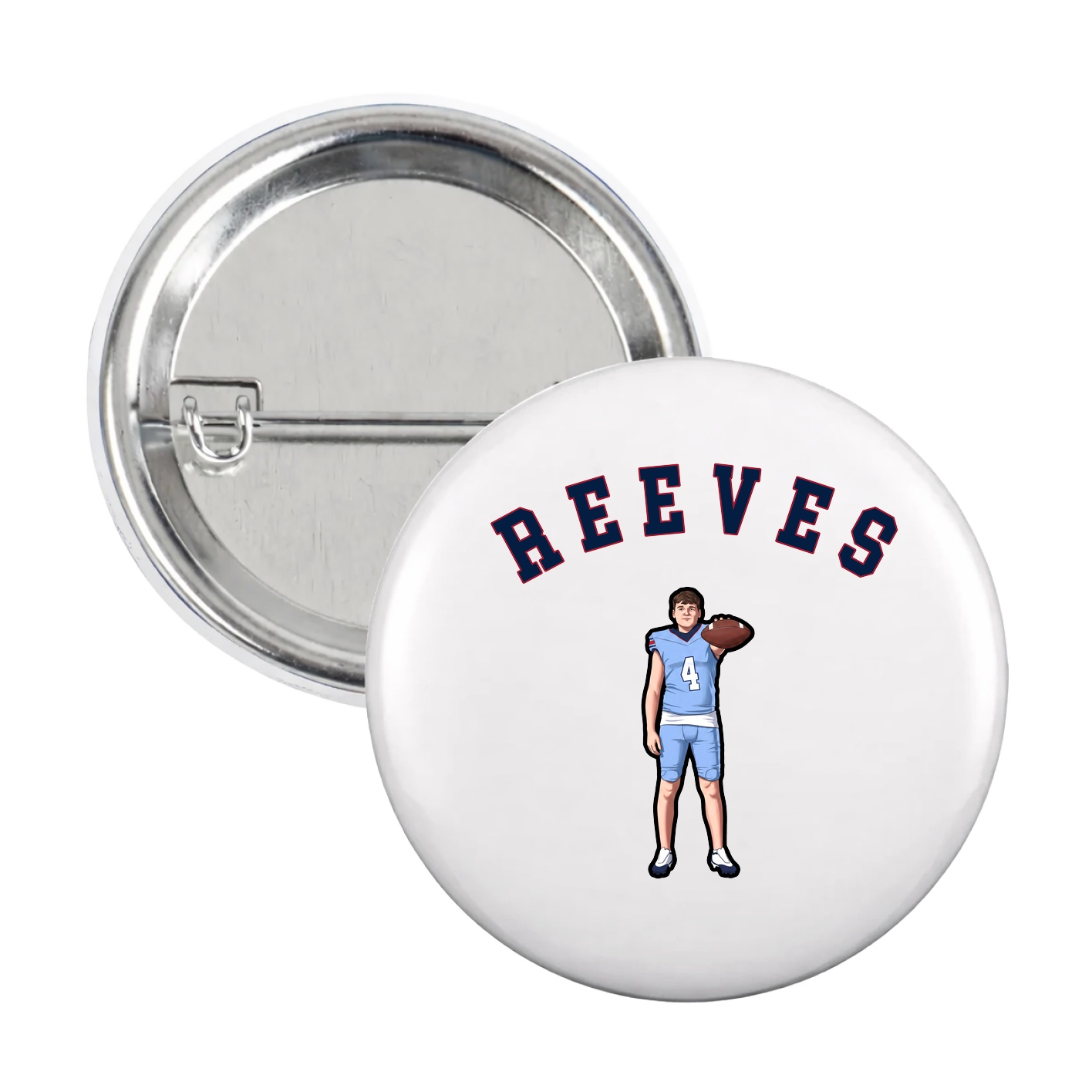 Game Day Button — Shirsey Arch in White