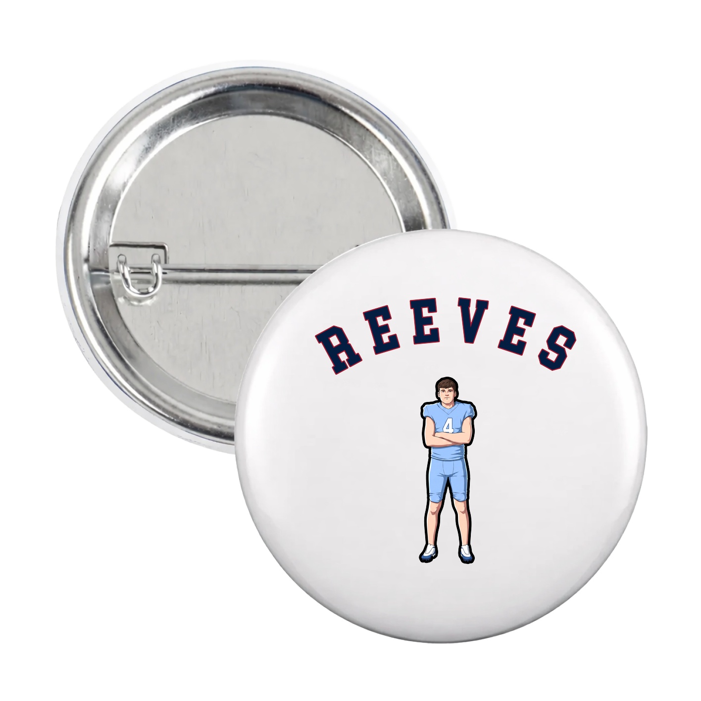 Game Day Button — Shirsey Arch in White