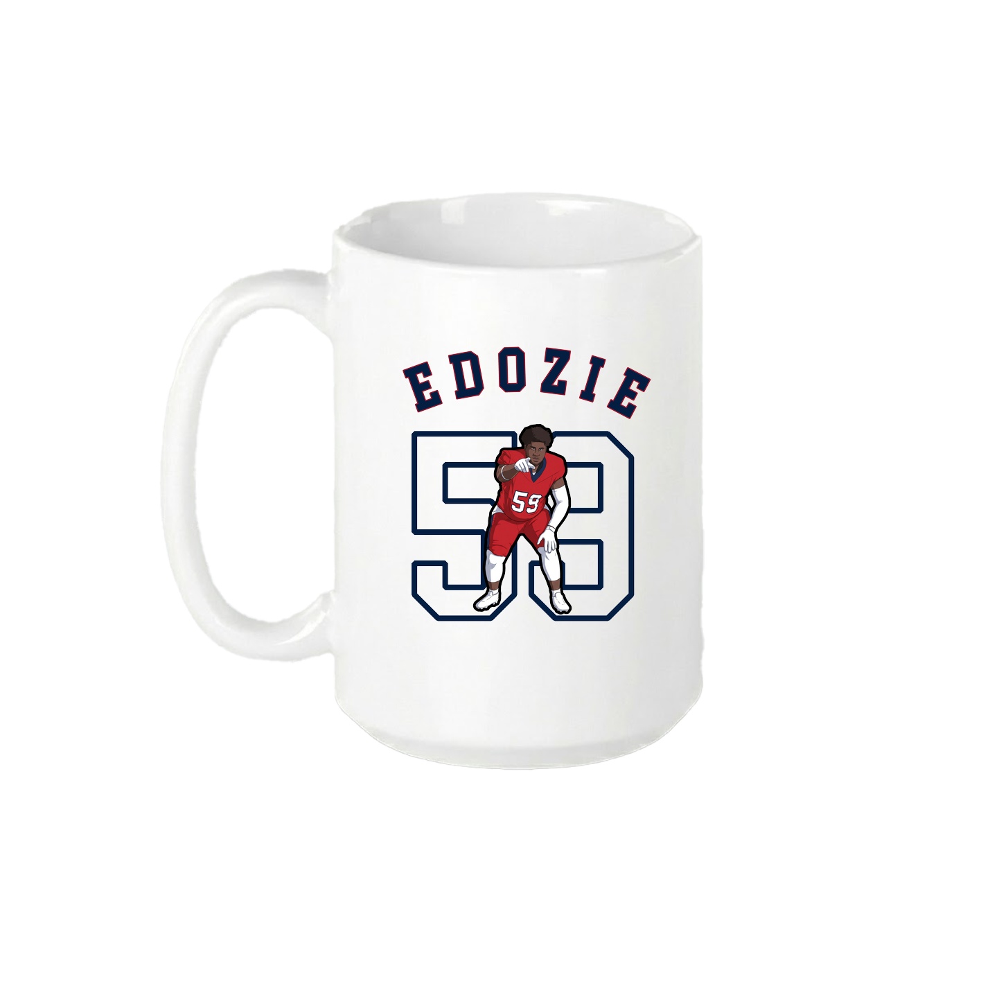 15oz Coffee Mug — Shirsey Arch in White