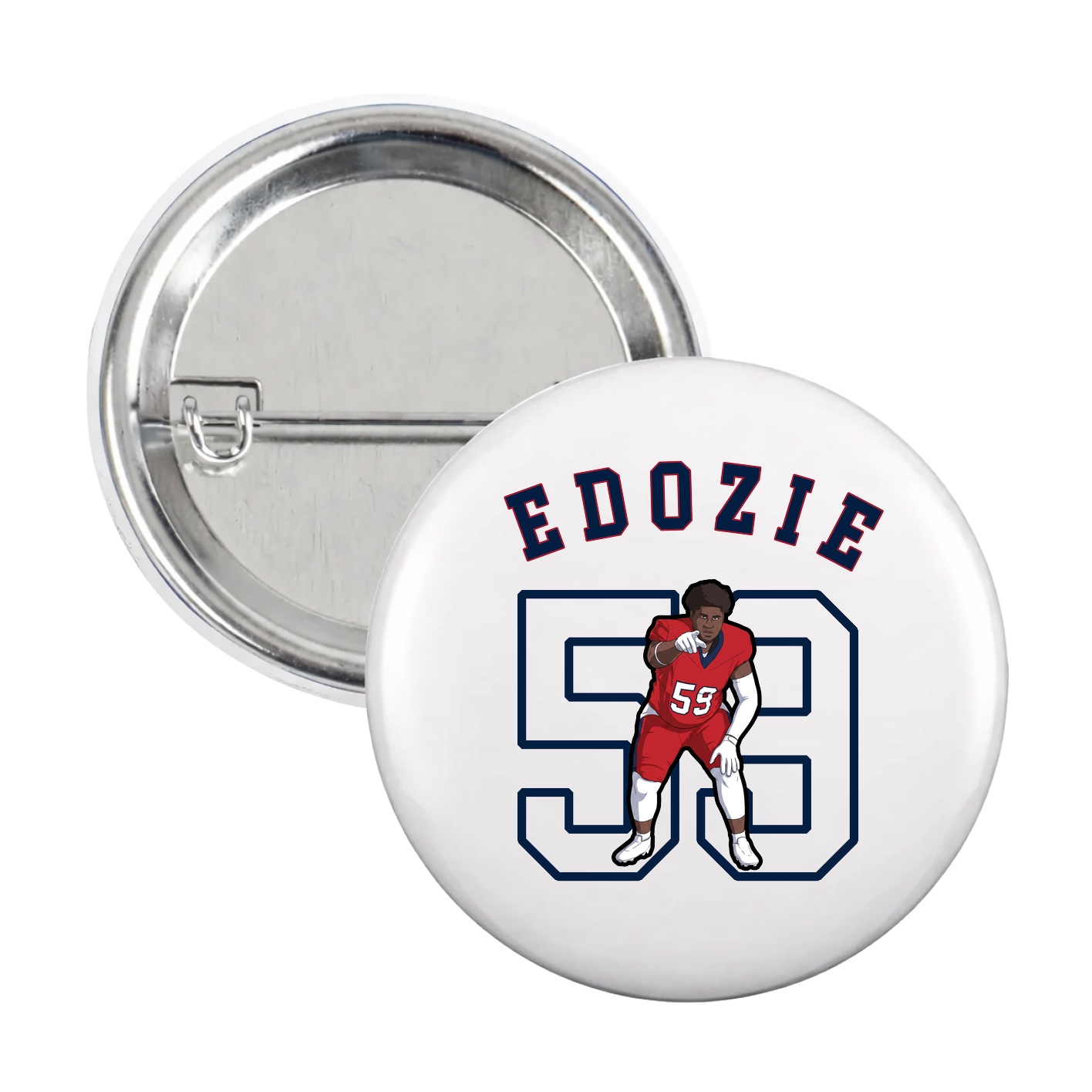 Game Day Button — Shirsey Arch in White