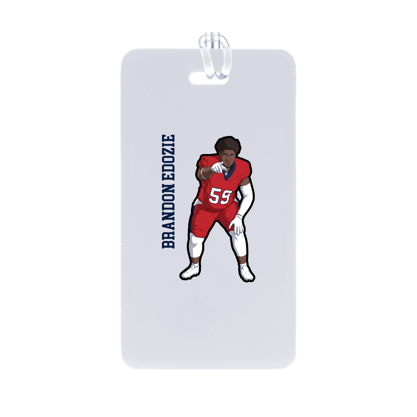 Bag Tag — Name Vertical in Classic