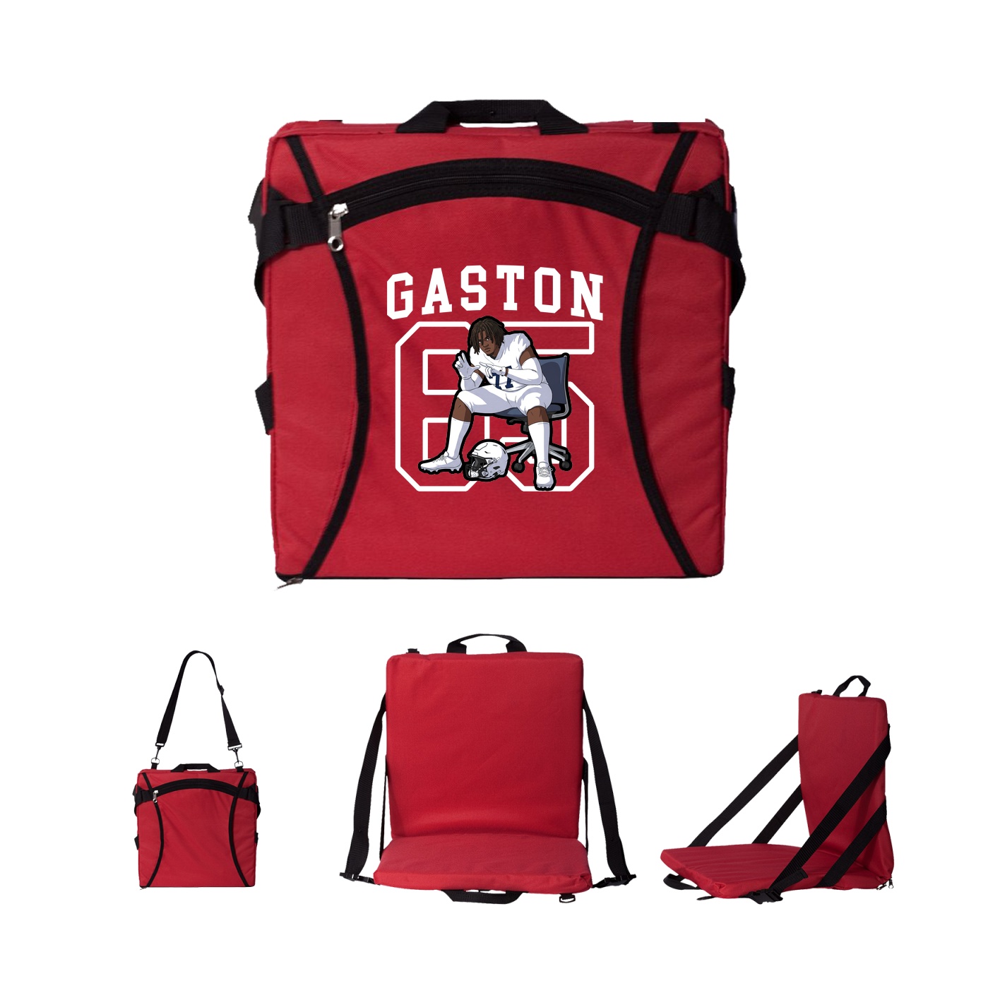 Folding Stadium Seat — Shirsey in Red