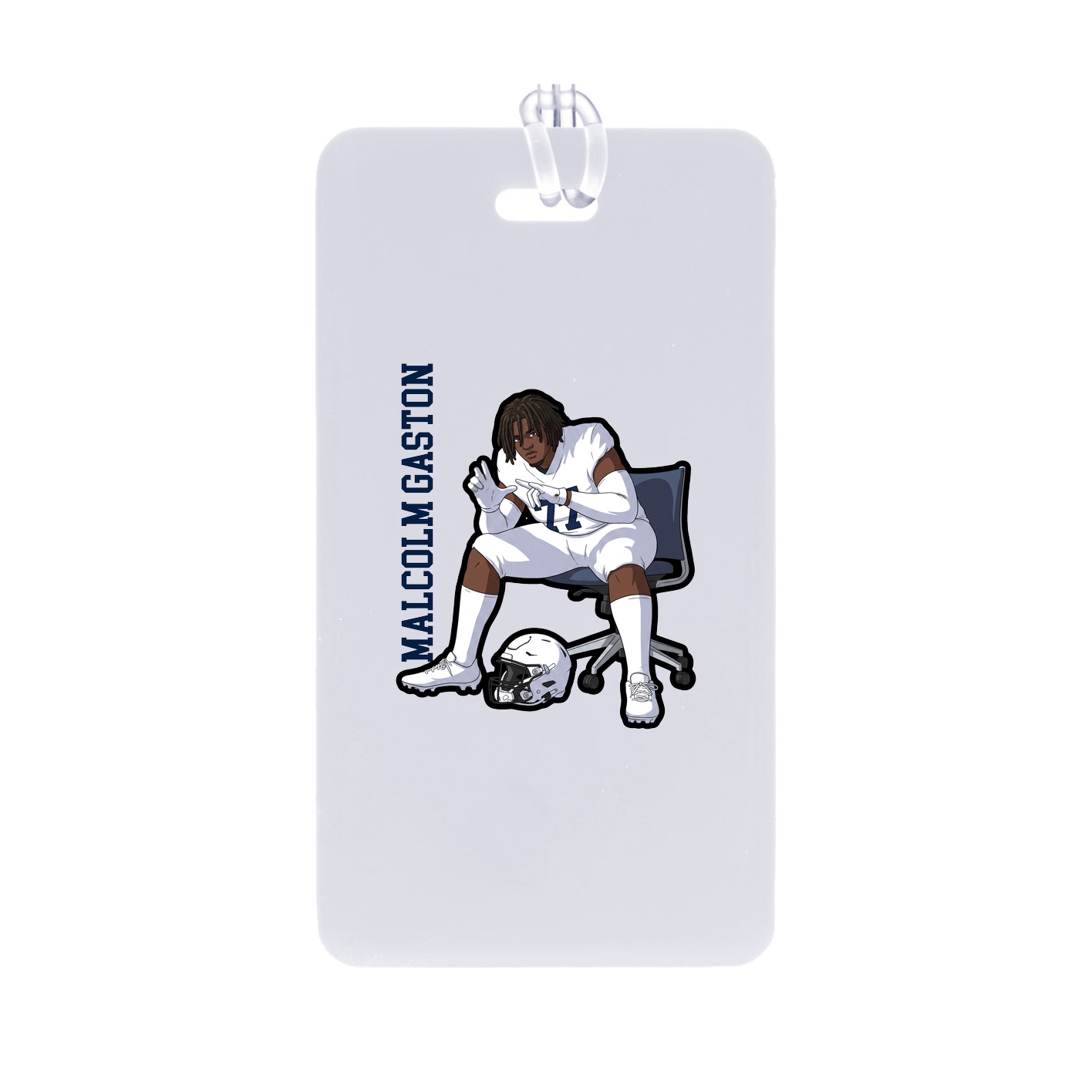 Bag Tag — Name Vertical in Classic