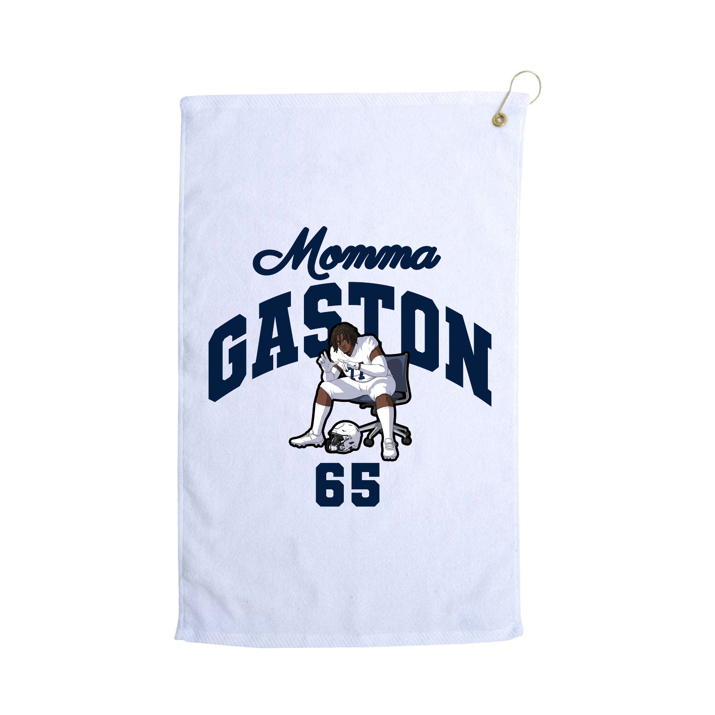 Golf Towel — Mothers Day Arch in White