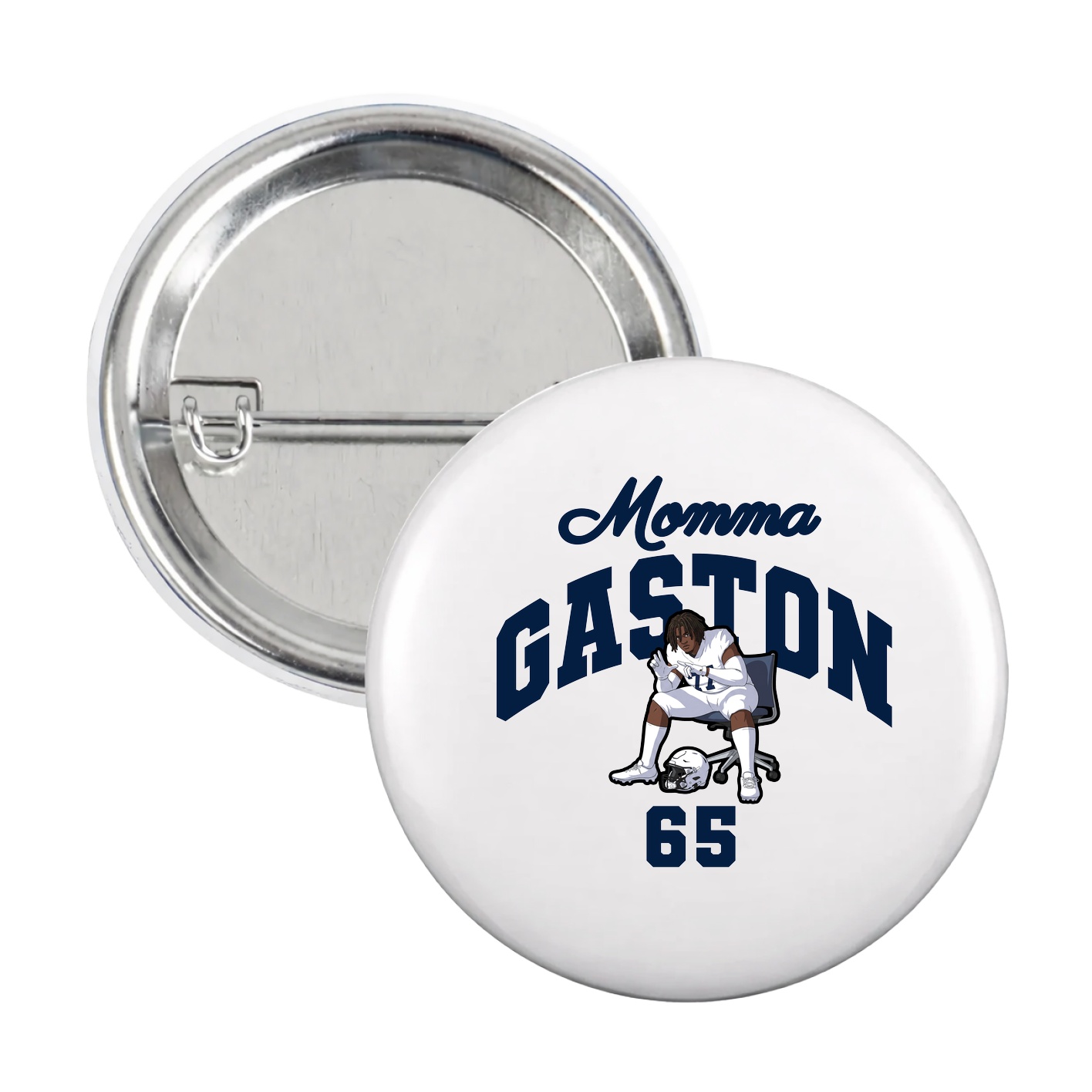 Game Day Button — Mothers Day Arch in White