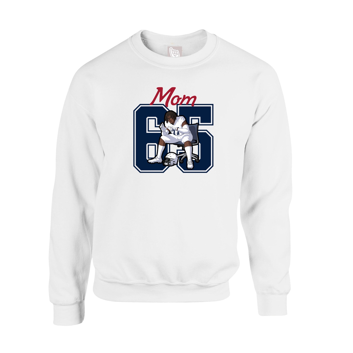 Fleece Crew — Mothers Day Shirsey in White