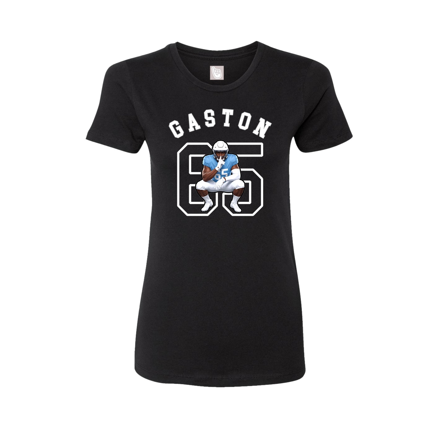 Fitted Women's Tee — Shirsey Arch in Black