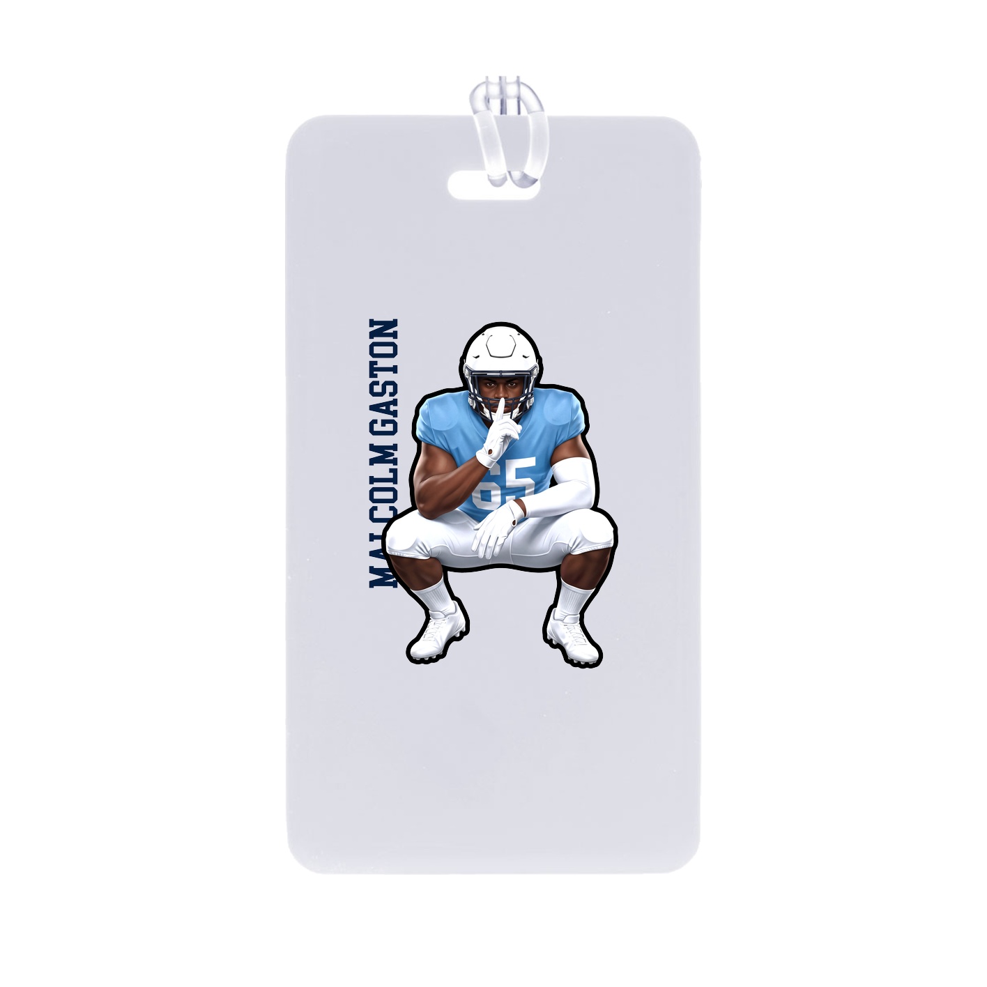 Bag Tag — Name Vertical in Classic