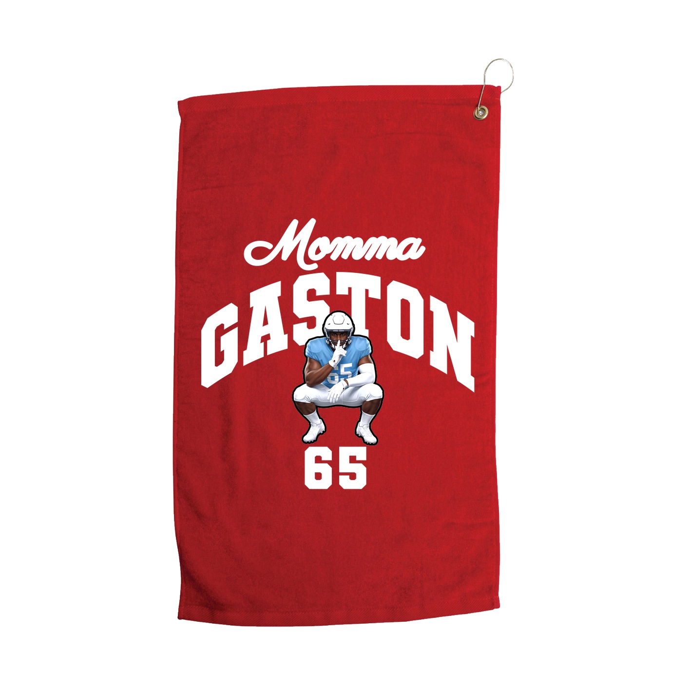 Golf Towel — Mothers Day Arch in Red