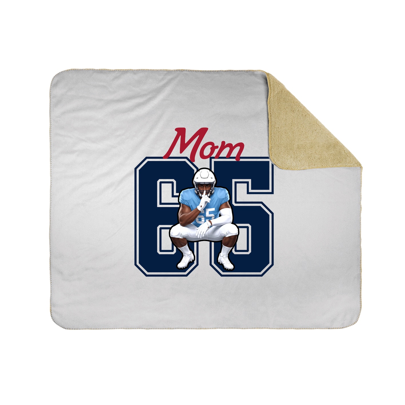 Throw Blanket — Mothers Day Shirsey in White