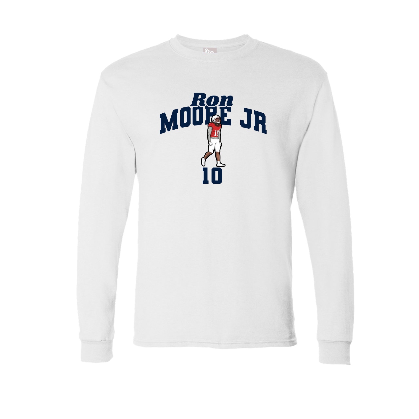 Long Sleeve Tee — Signature Arch in White