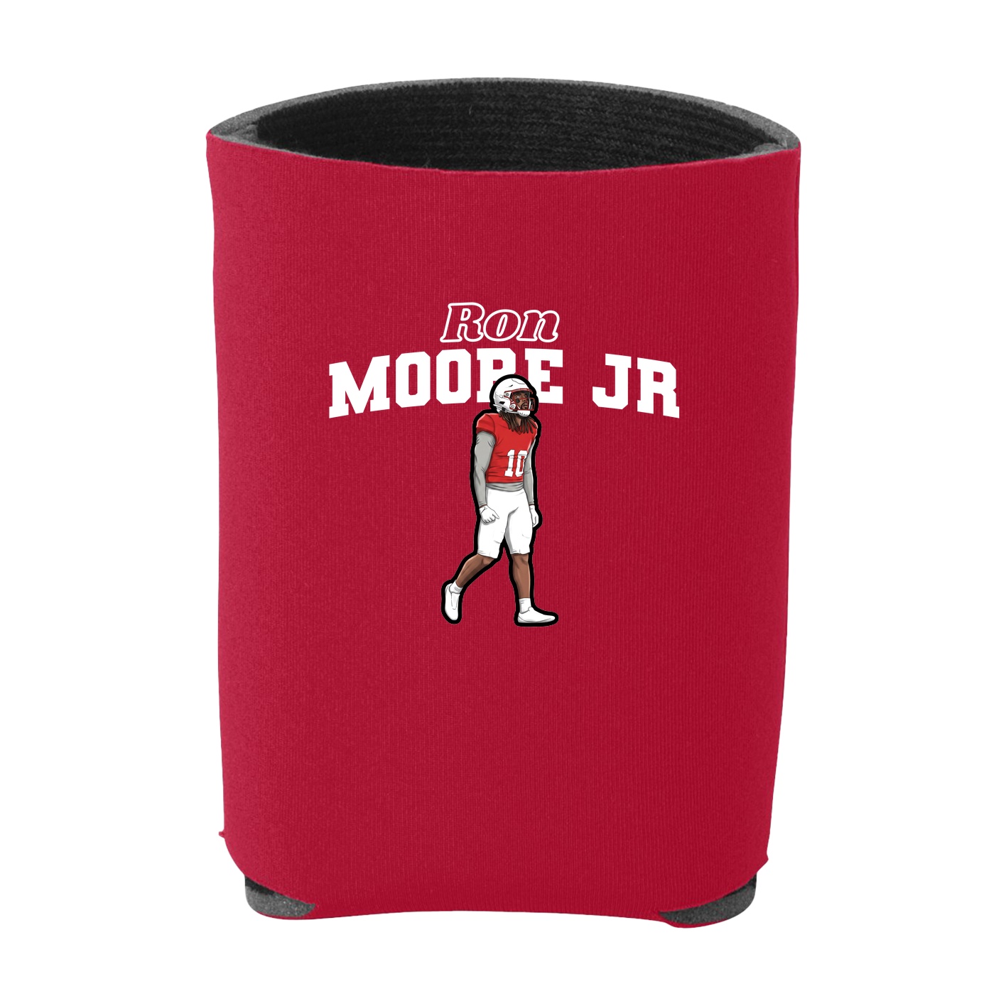 Can Holder — Name Arch in Red