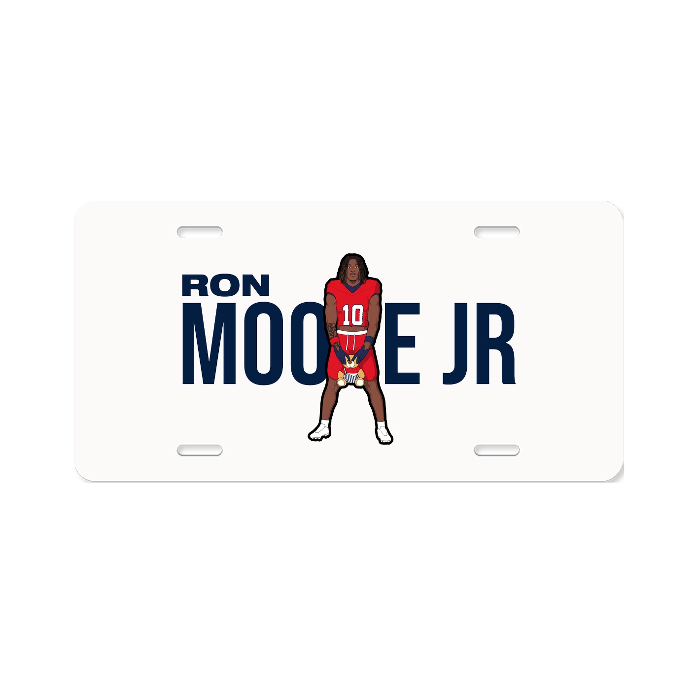 License Plate — Player Name in Classic