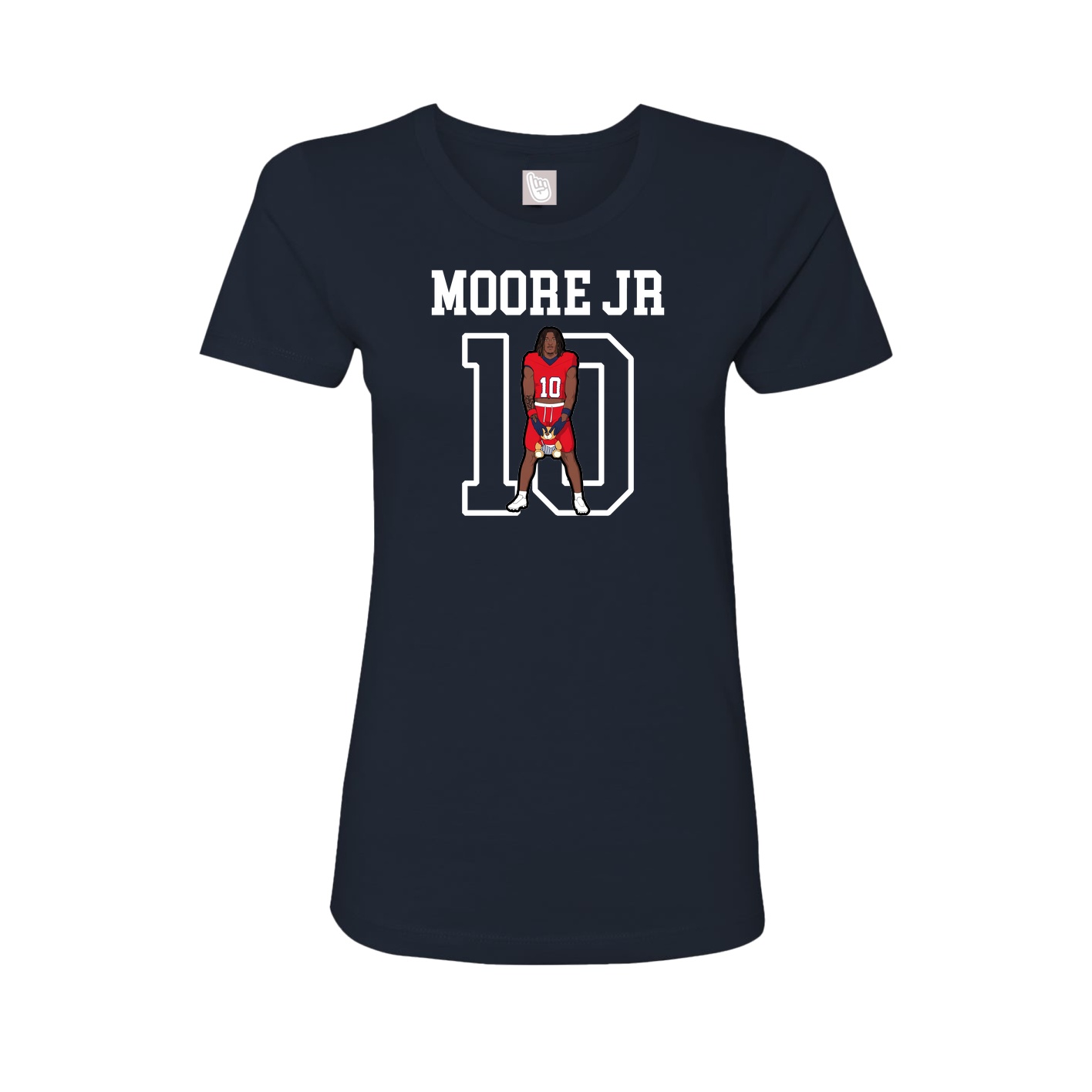 Fitted Women's Tee — Shirsey in Navy